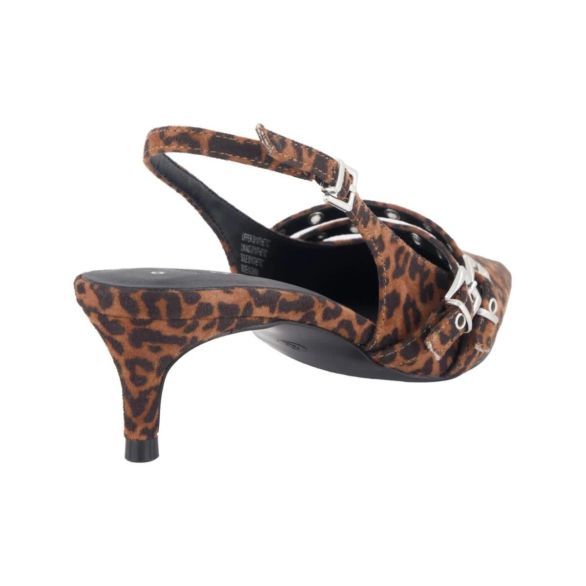 4 Strappy Kitten Heels LEOPARD NATURAL, 4 of 5