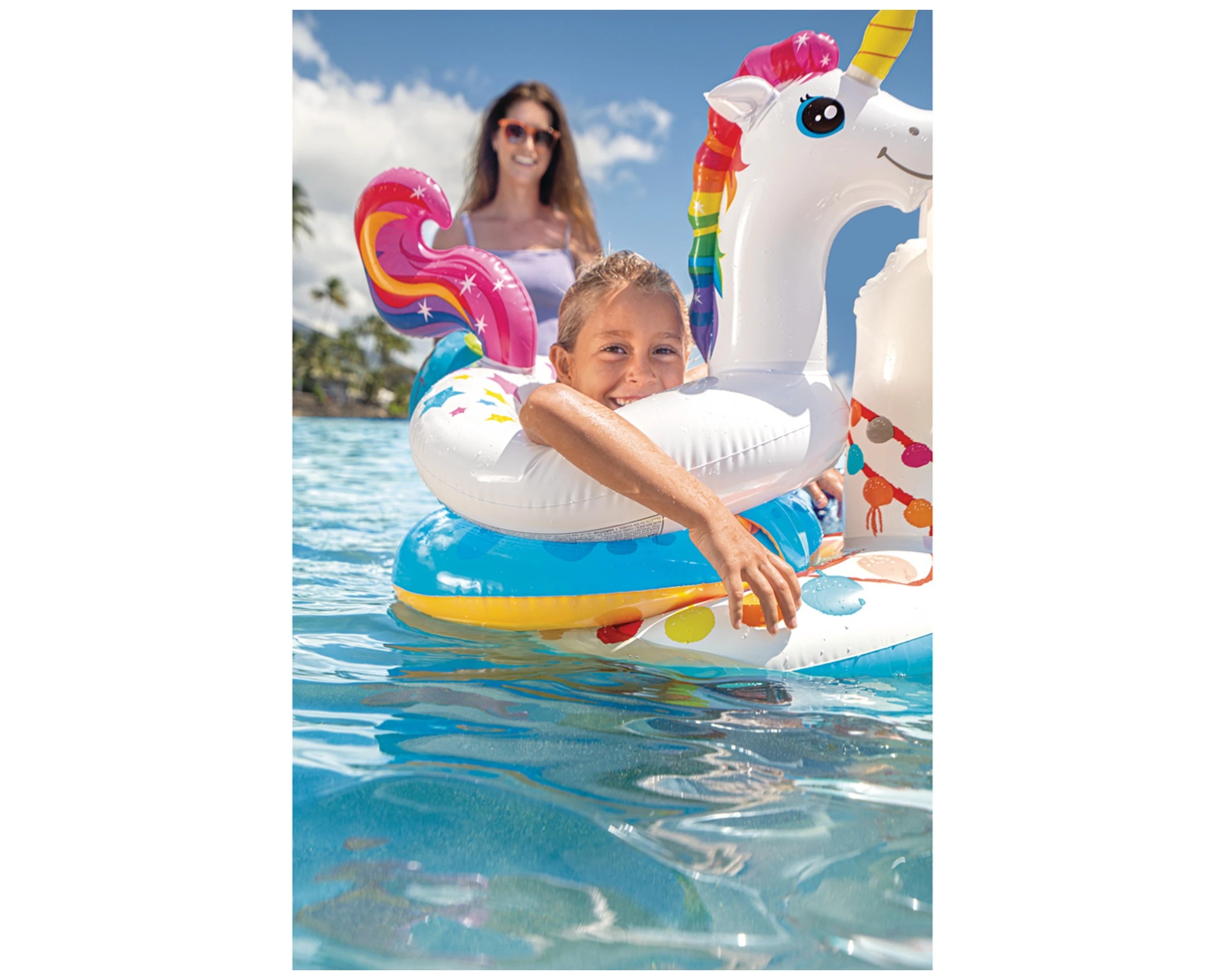 4 INTEX Big Animal Kids Children Inflatable Pool Ring - Assorted, 4 of 9