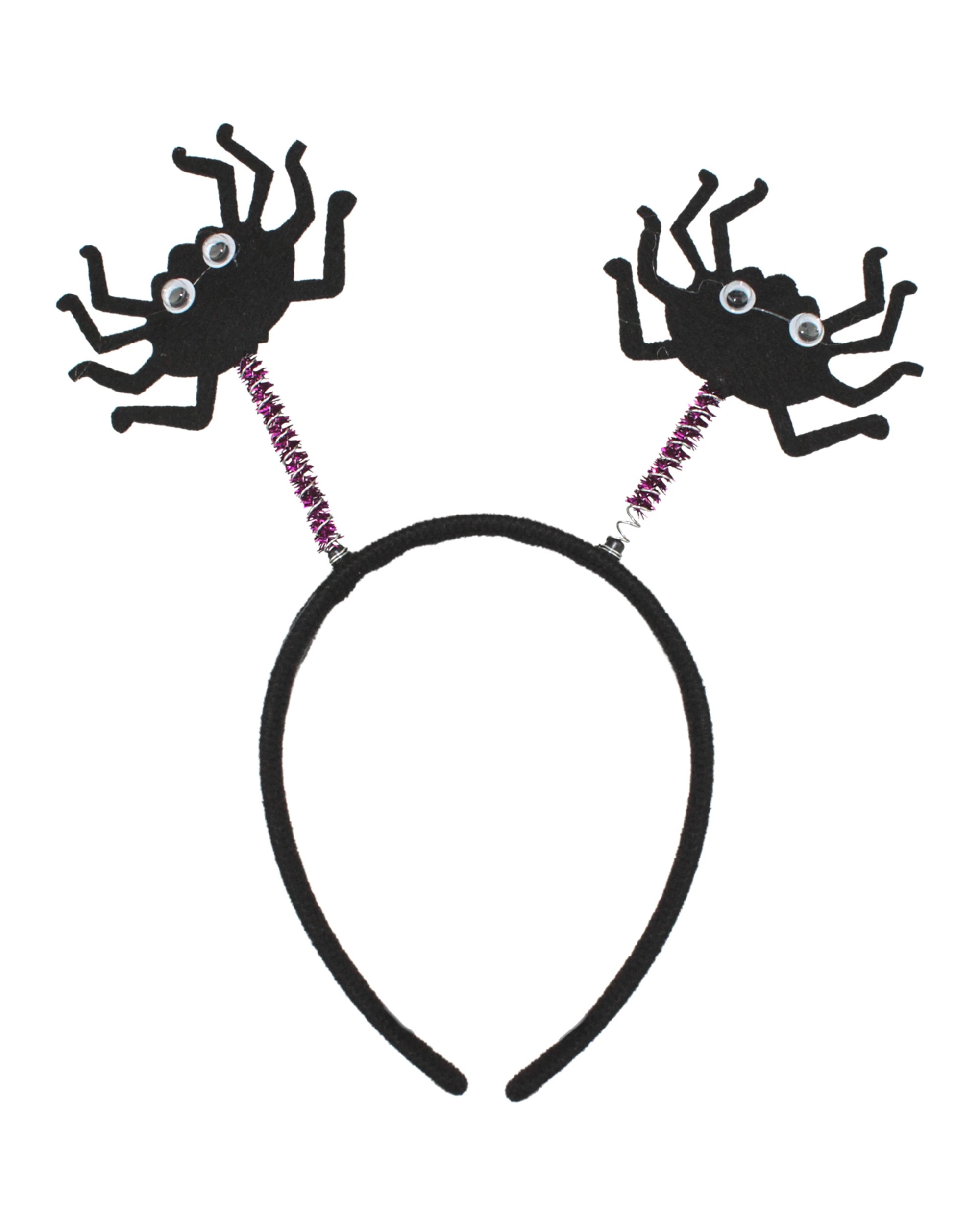 1 JD Party Spider Bopper Headband - One Size - Black, 1 of 2