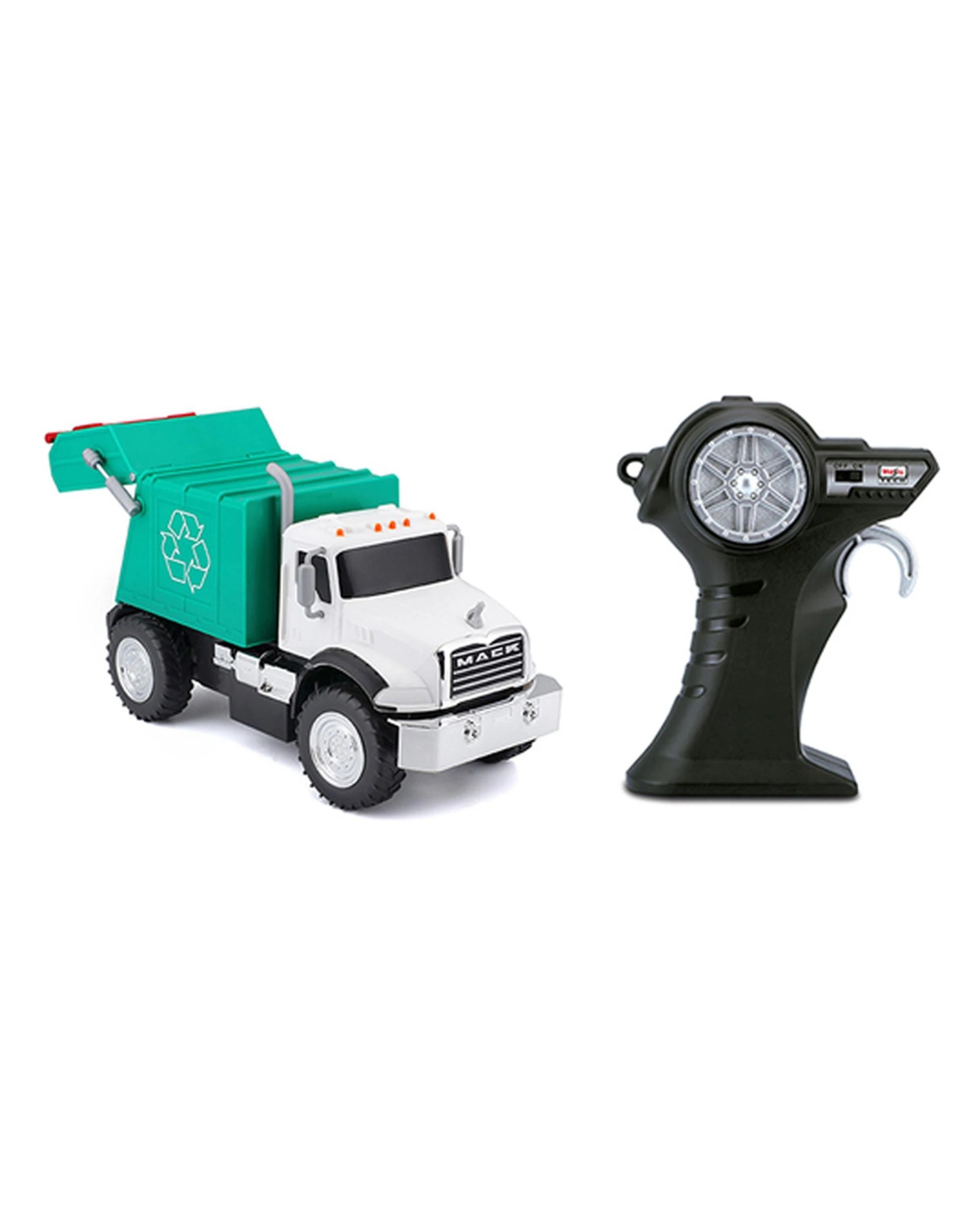 2 Maisto Tech RC Work Machines Mack Granite Recycle Truck Remote Control Vehicle, 2 of 2