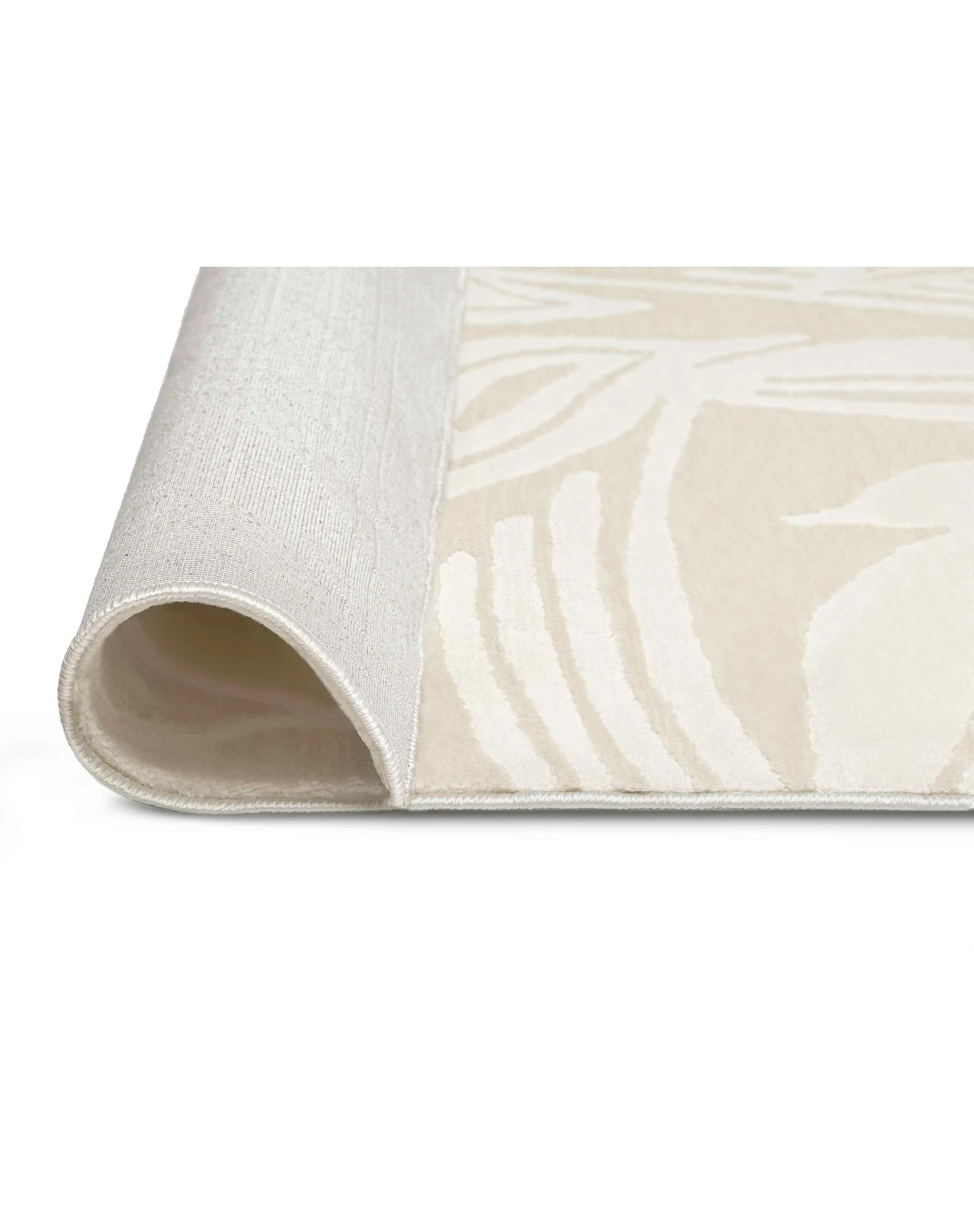 5 Loopsie Bessant Leafy Washable Rug-330cm x 240cm - Beige, 5 of 8