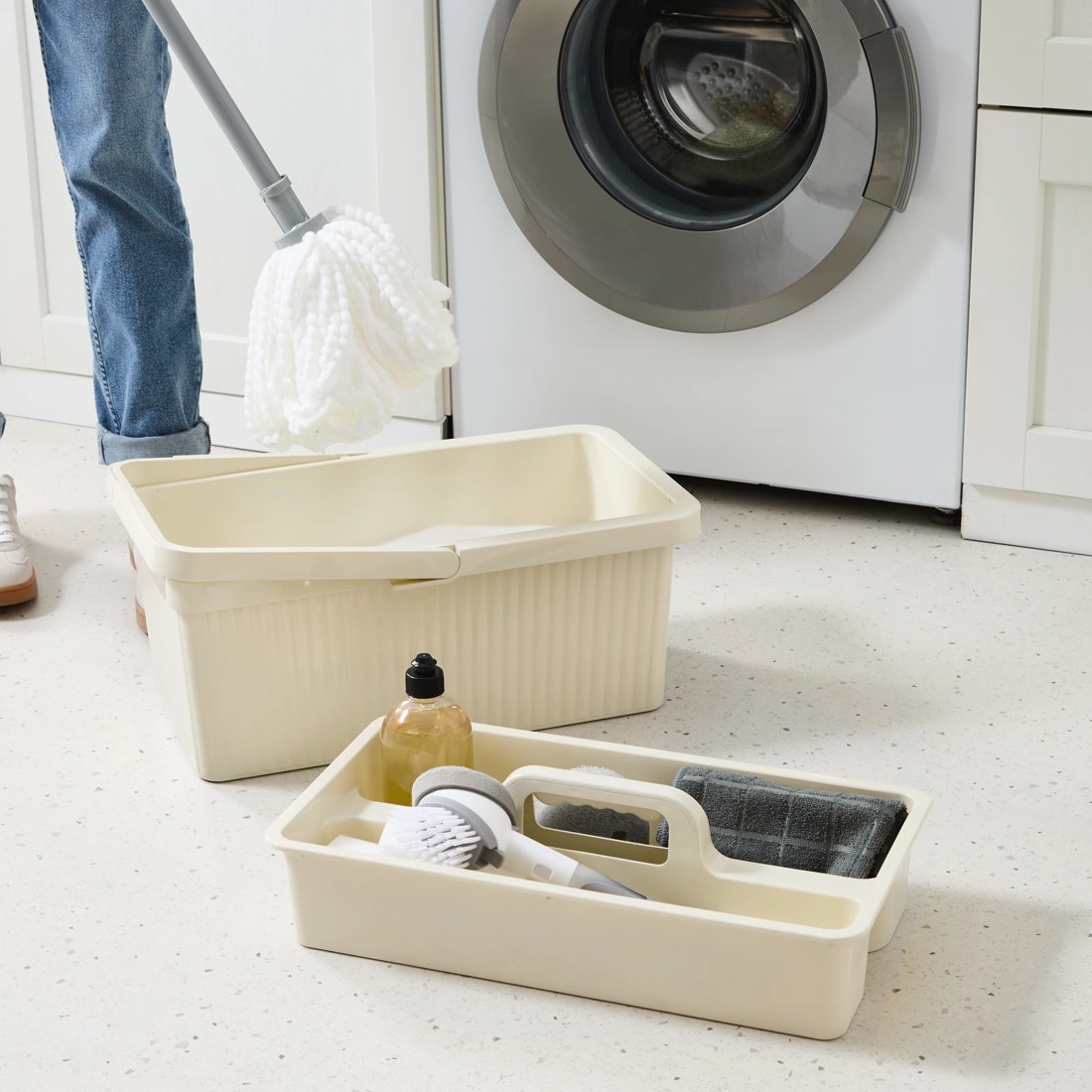 2 Ribbed Bucket and Caddy, 2 of 10