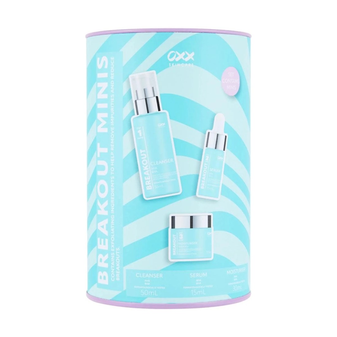 1 OXX Skincare Breakout Minis Set - AHA and BHA, 1 of 6