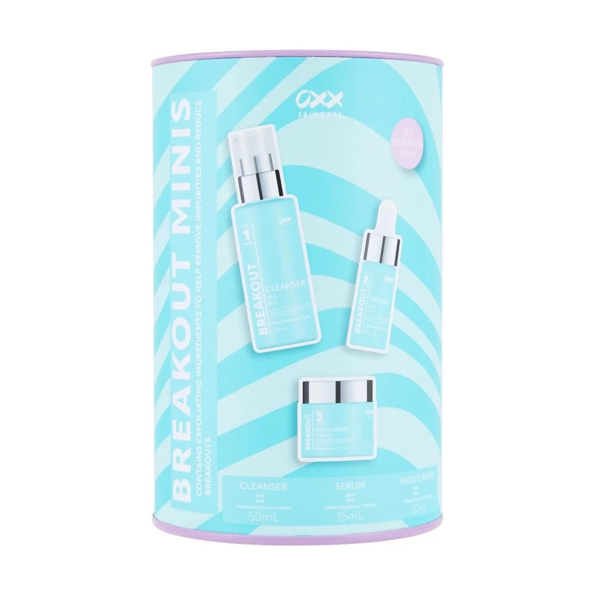 1 OXX Skincare Breakout Minis Set - AHA and BHA, 1 of 6