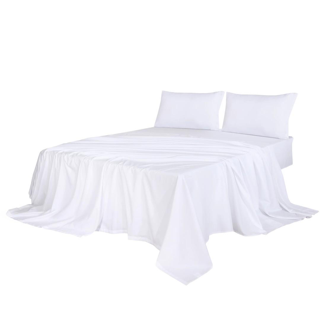1 Dreamz Double White Bamboo Fitted Sheet Set
 - Double Bed
 - Double Bed
 - Double Bed, 1 of 6