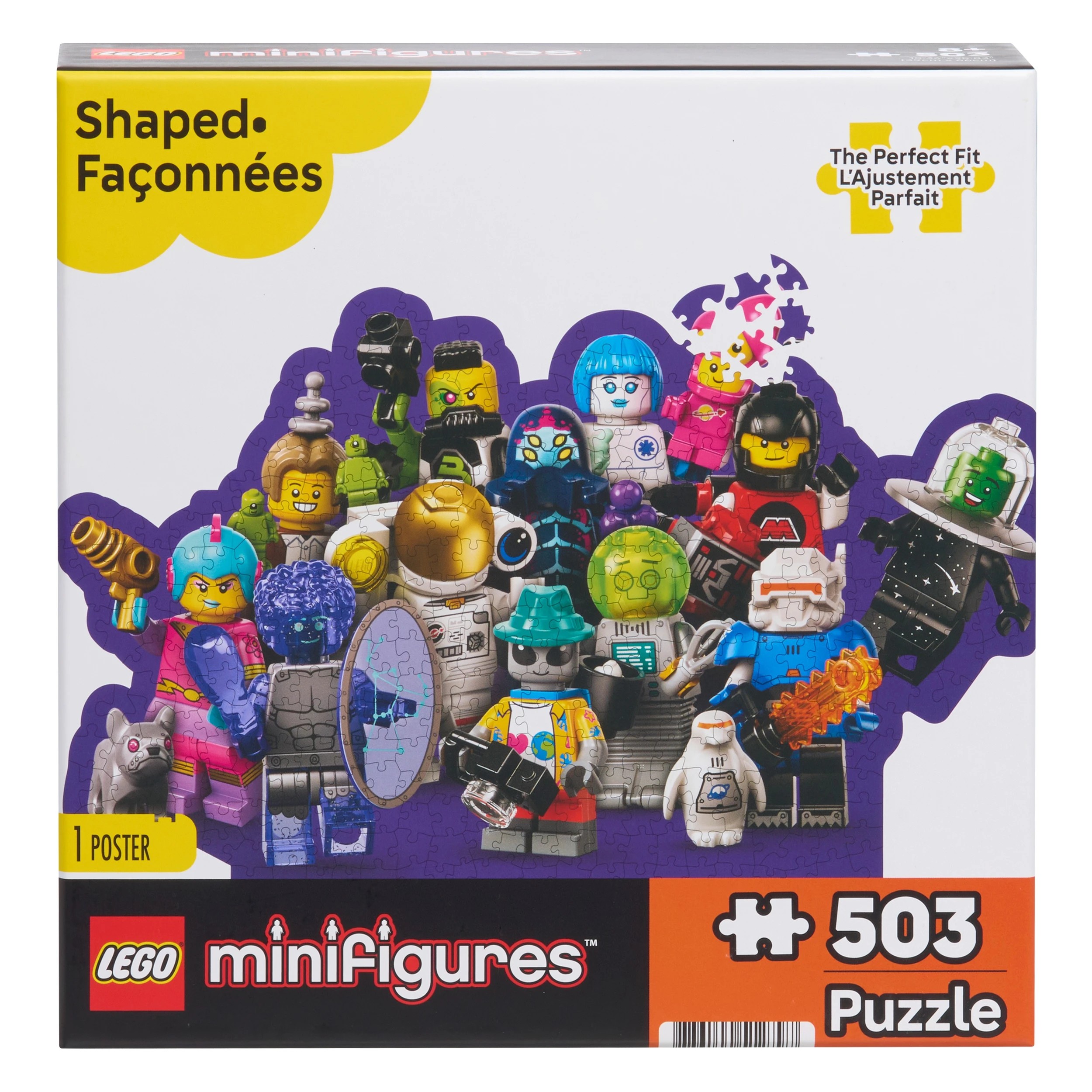 7 Lego Minifig Puzzle 500 Piece - Multi, 7 of 8