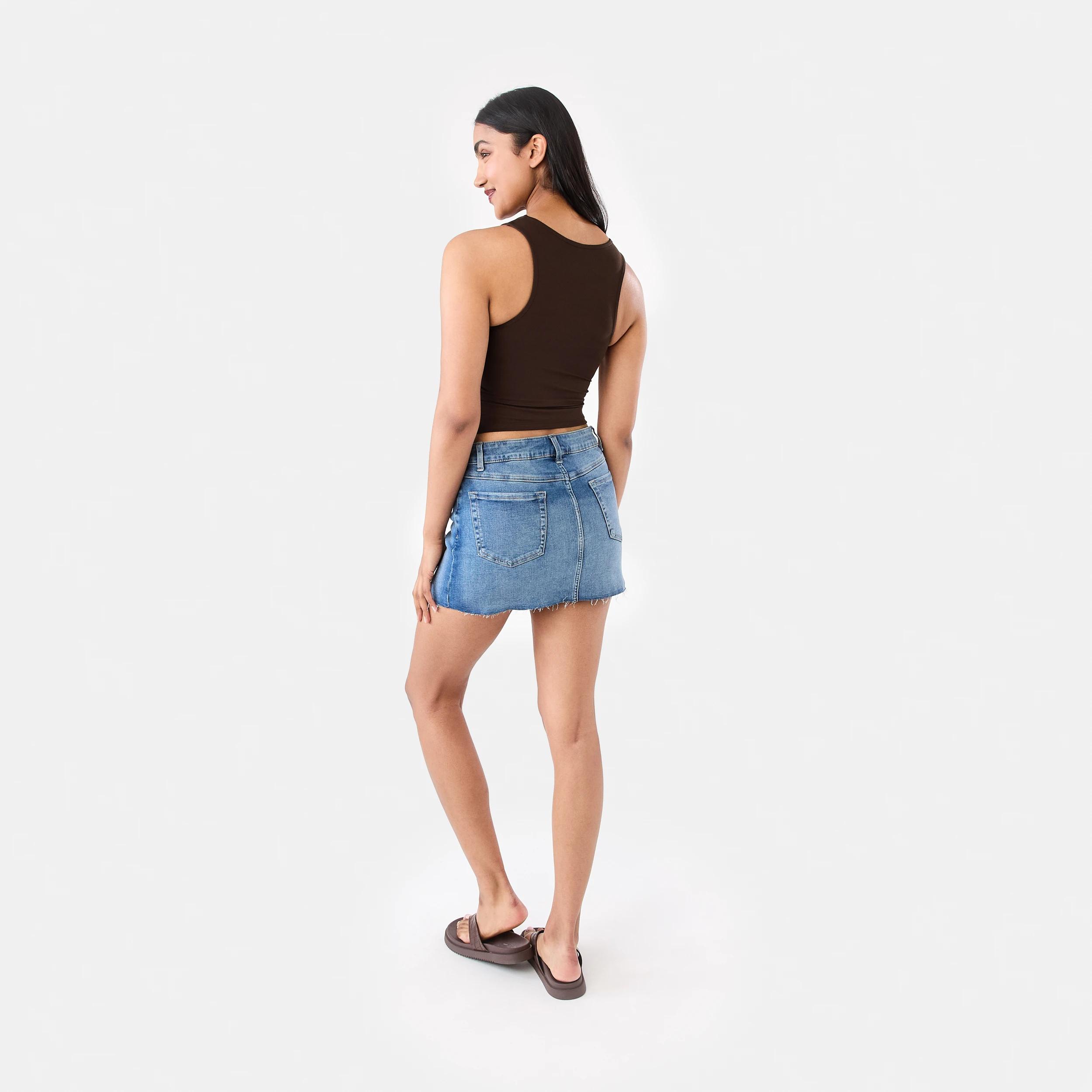 4 Buttersoft V-Neck Tank Melt Brown, 4 of 6