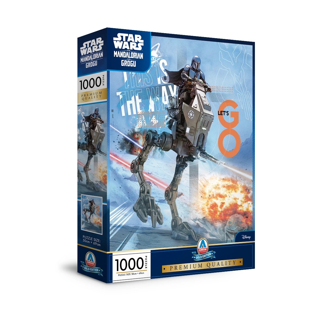 2 1000 Piece Arrow Disney Star Wars Gold Edition Premium Puzzle - Assorted, 2 of 7