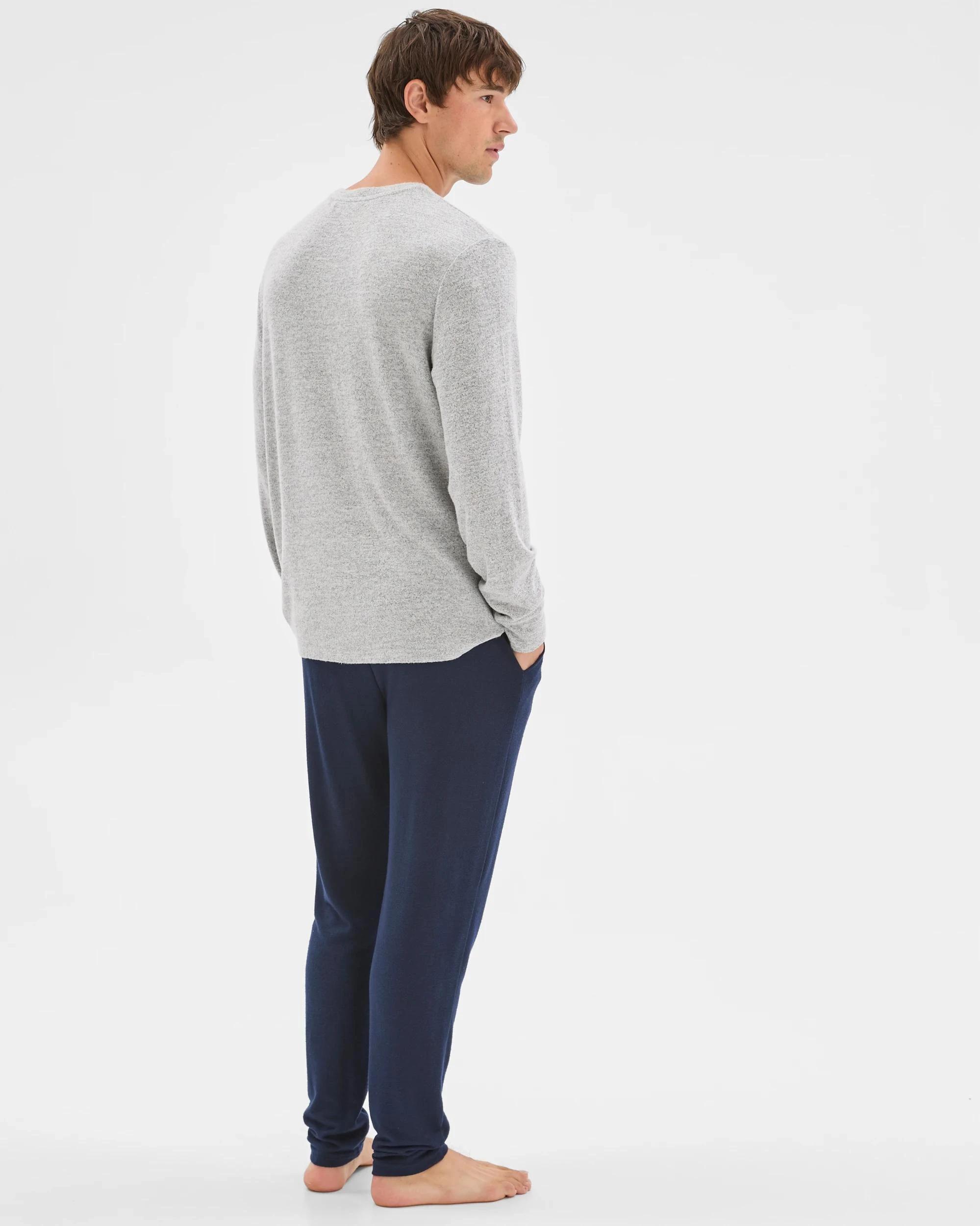 4 Maxx Cozy Long Sleeve Sleep Top GREY MARLE, 4 of 7
