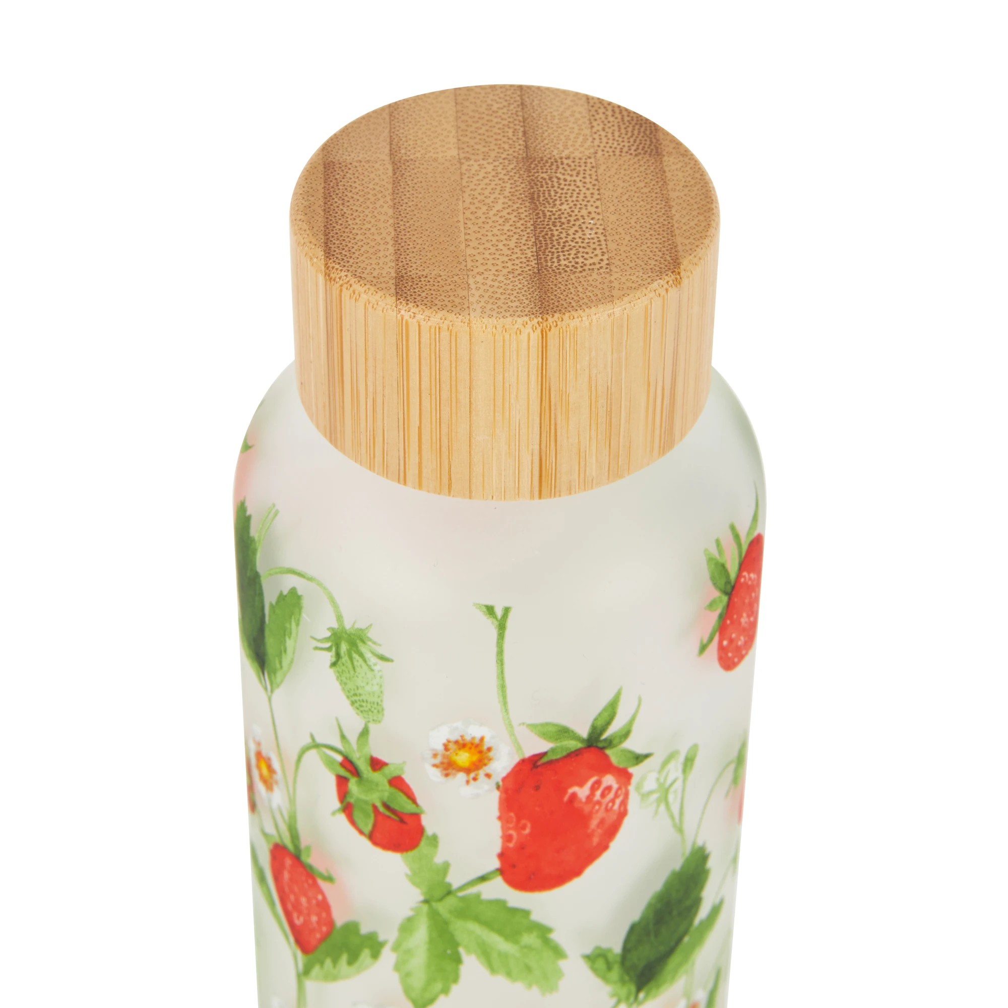 2 650ml Strawberry Glass Bottle with Silicone Coating, 2 of 4