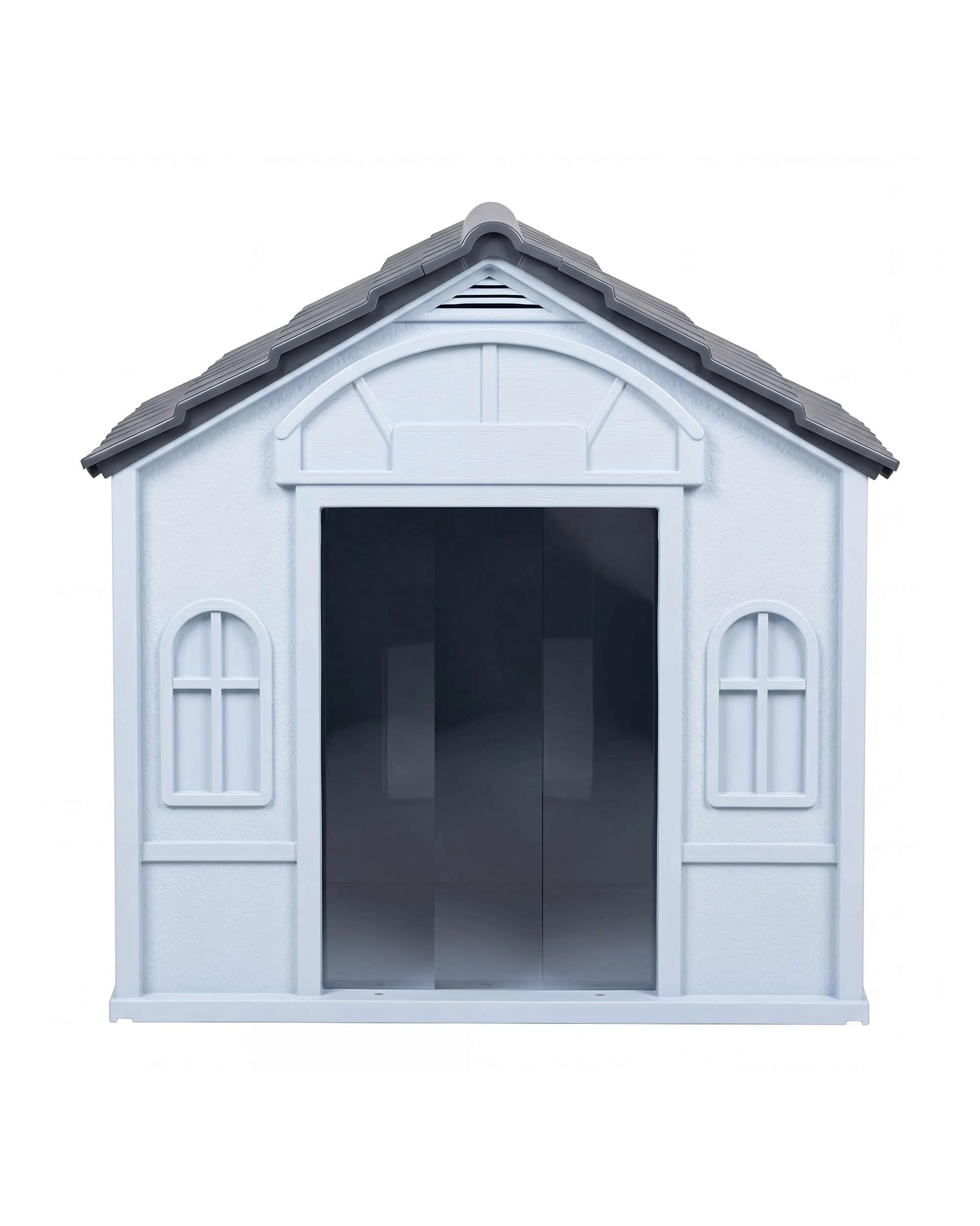6 Advwin Large Durable Outdoor Dog House Pet Kennel w/Hidden Vent, 6 of 9