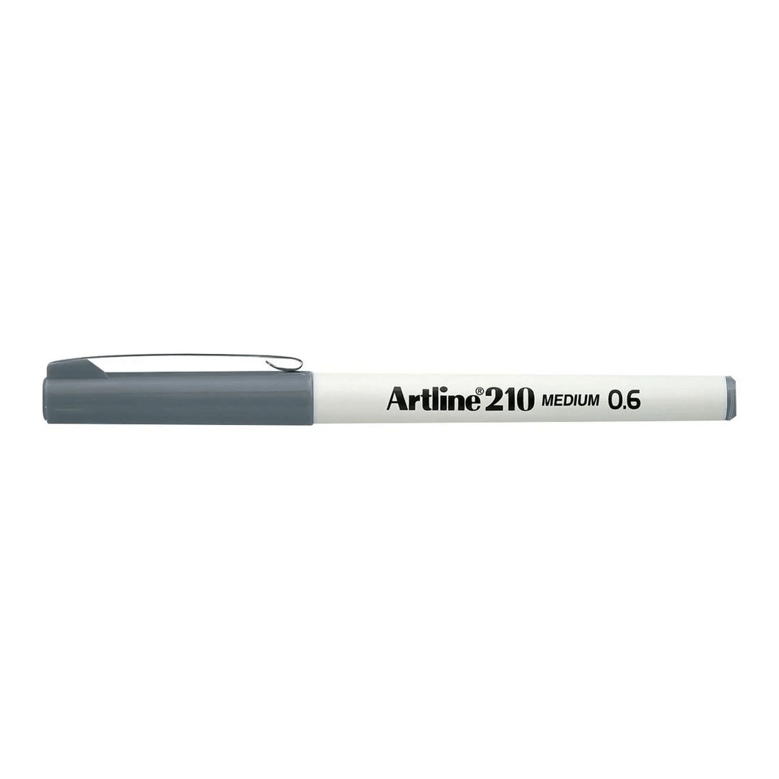 1 Artline 210 0.6mm Fineliner Grey, 1 of 2