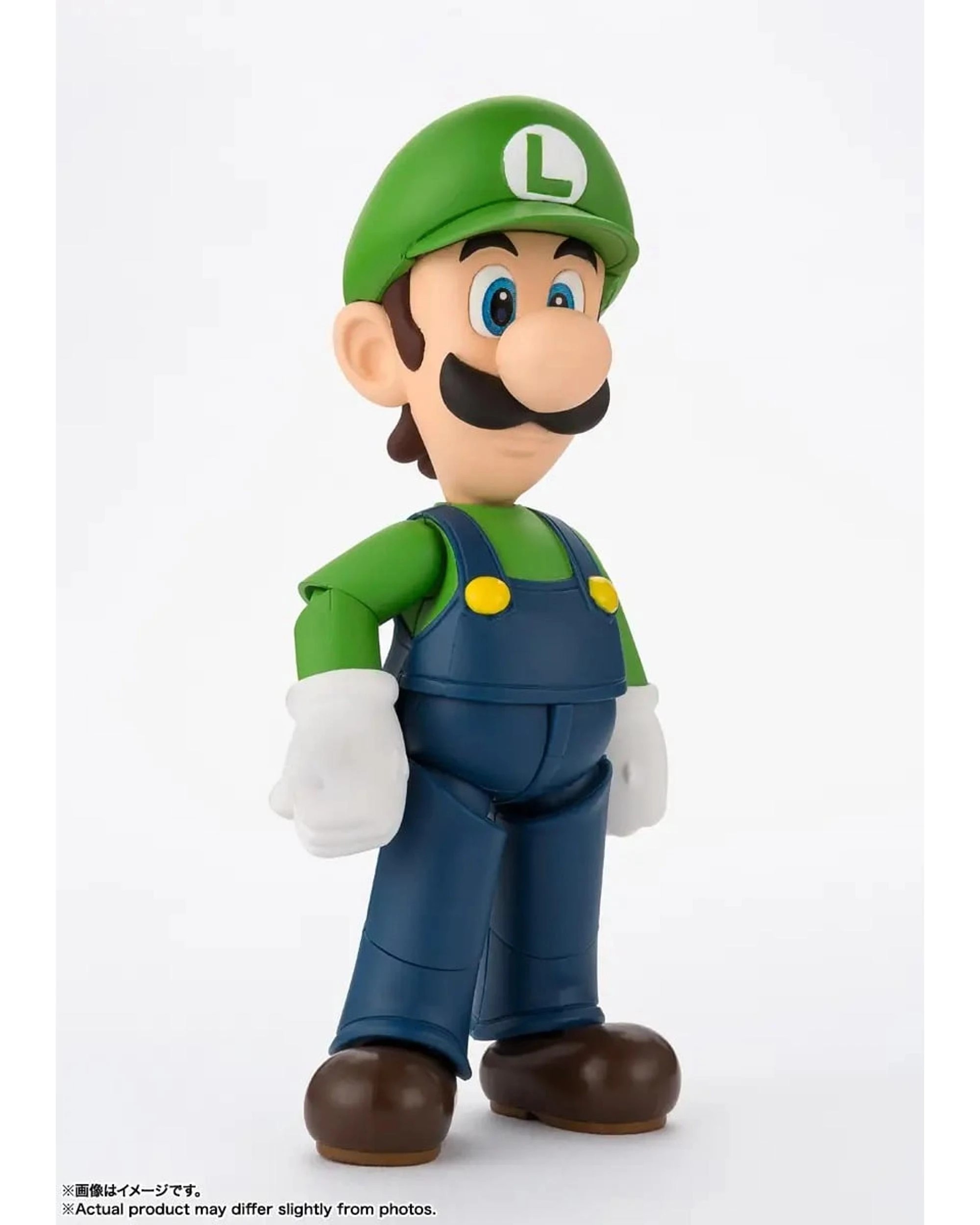 2 Tamashii Nations S.H.Figuarts Super Mario Luigi Figure, 2 of 6