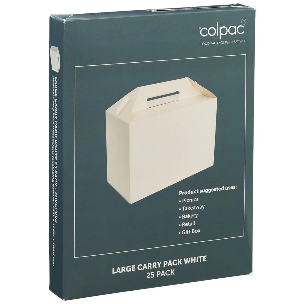 2 Colpac Large Carry Pack White 25 Pack, 2 of 5