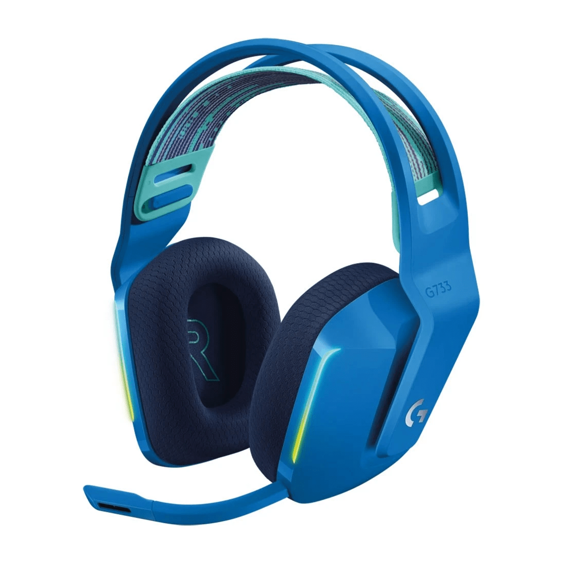1 Logitech G733 Lightspeed Wireless RGB Gaming Headset - Blue
 - Blue, 1 of 3