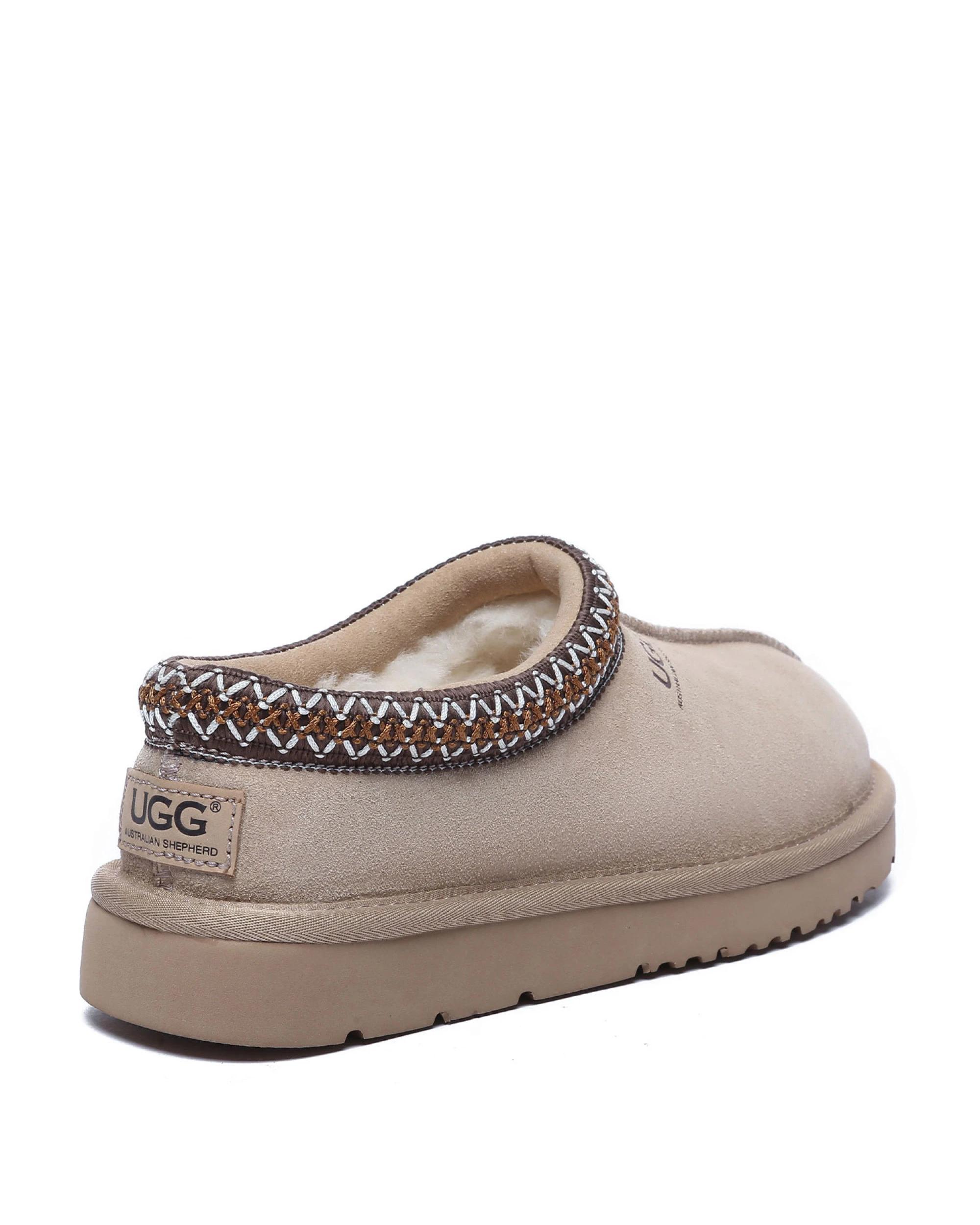 3 Australian Shepherd UGG Unisex Hippie Slippers SAND, 3 of 5