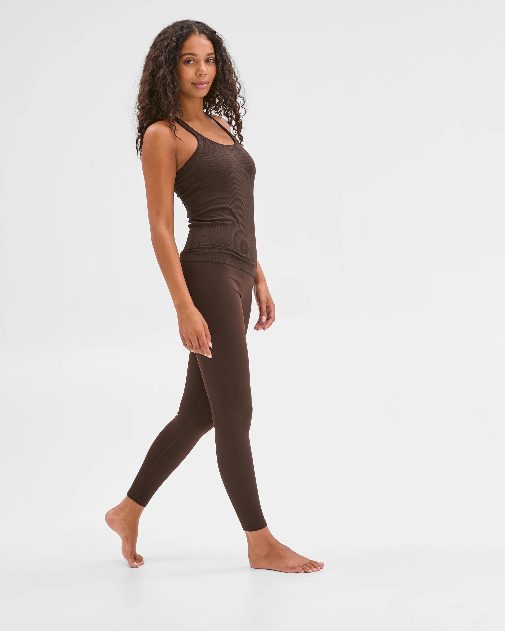 2 Target Active Studio Soft Full Length Yoga Tights COCOA, 2 of 6