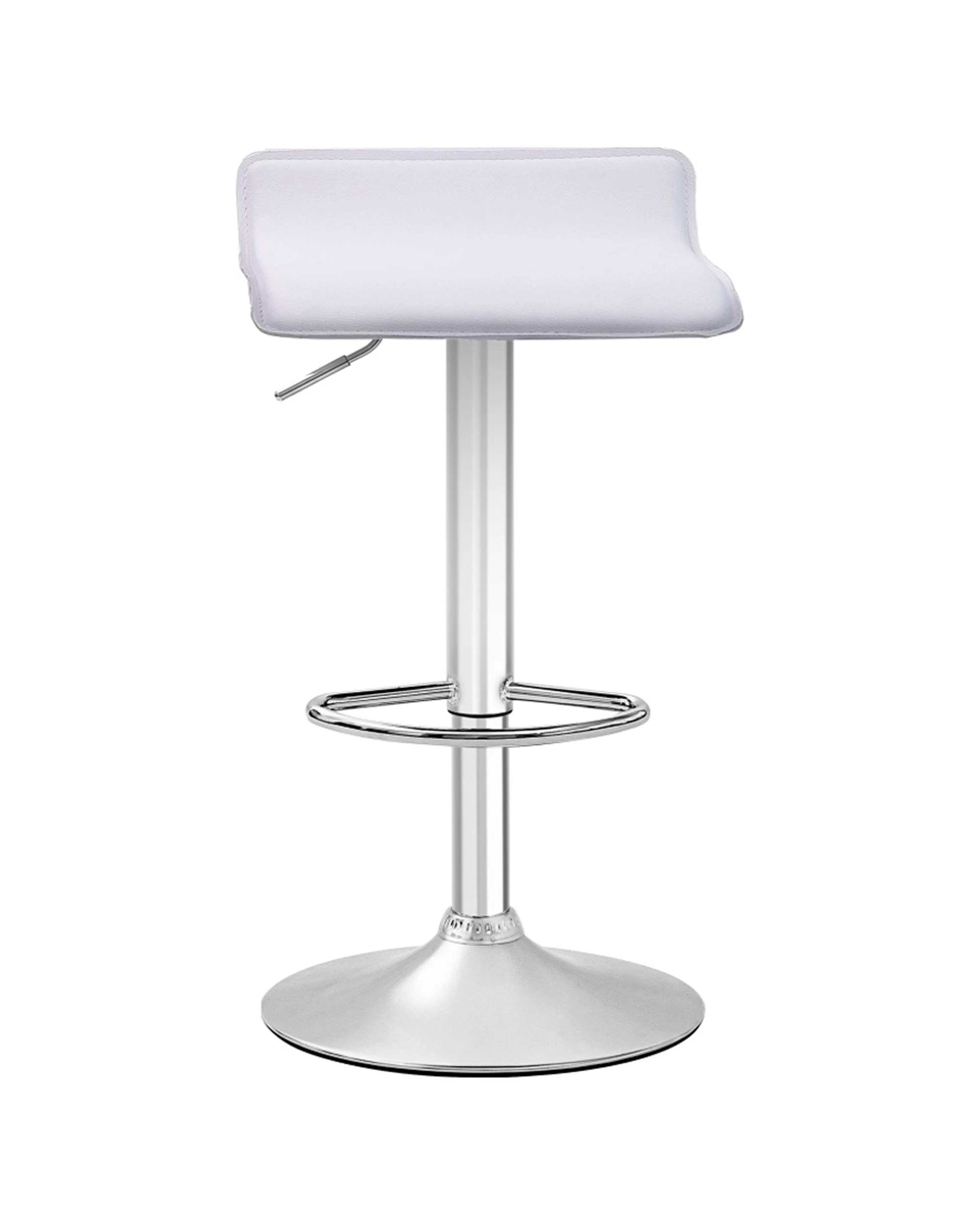 2 Urban Style 2pc Craig Bar Stool Set Gas Lift Chair Furniture - White, 2 of 8
