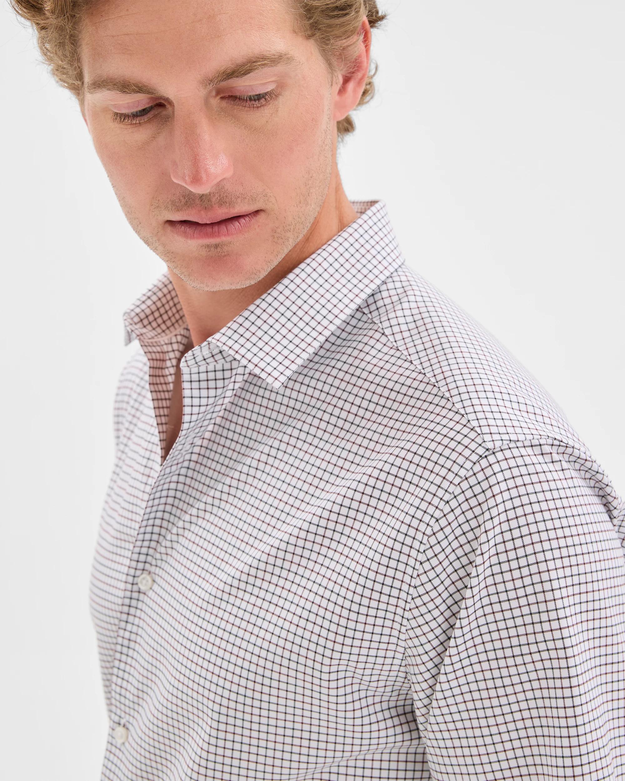 2 Preview Australian Cotton Check Business Shirt , 2 of 6