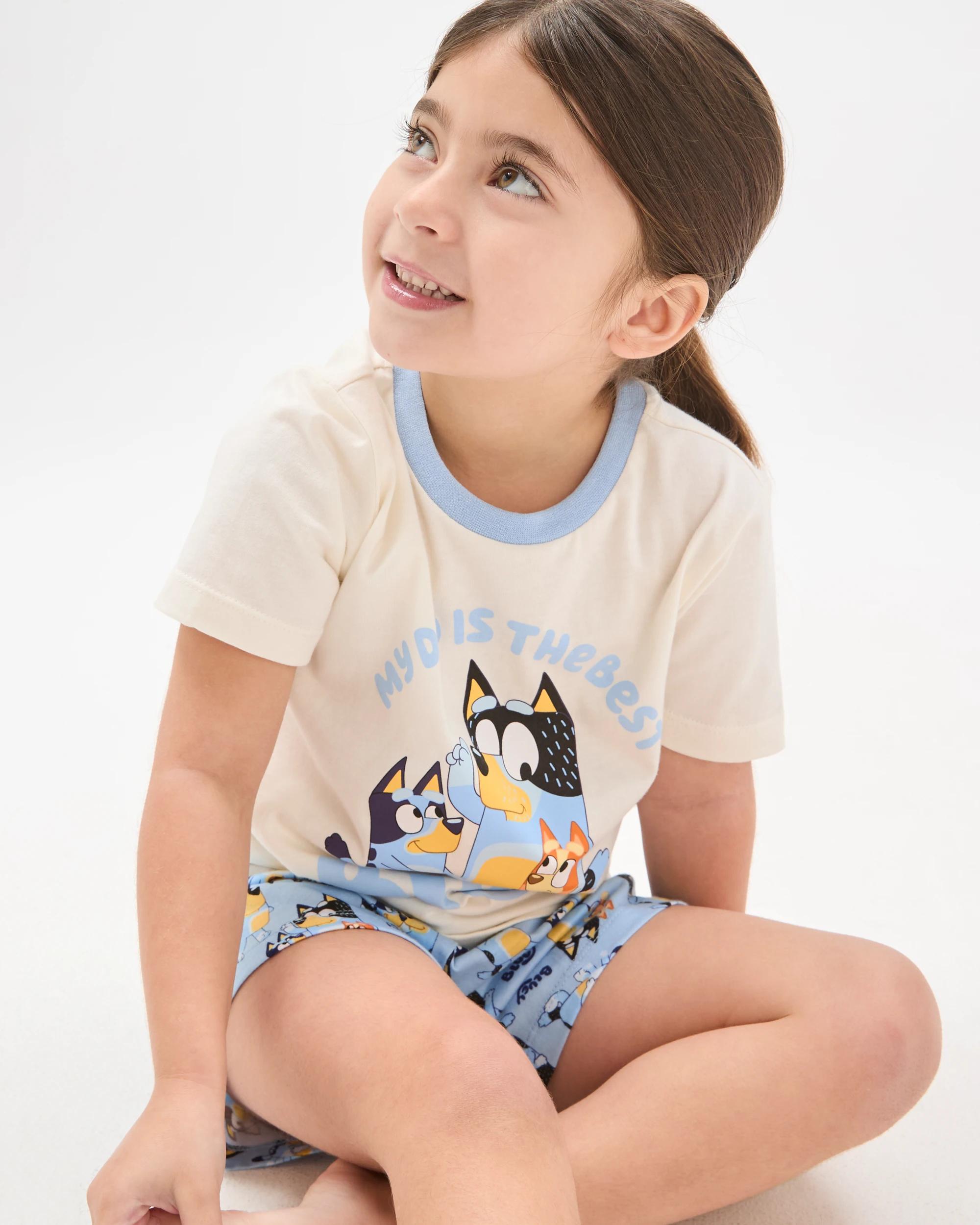 4 Family Matching Bluey Australian Cotton Younger Kids Pyjama Set BLUEY, 4 of 9