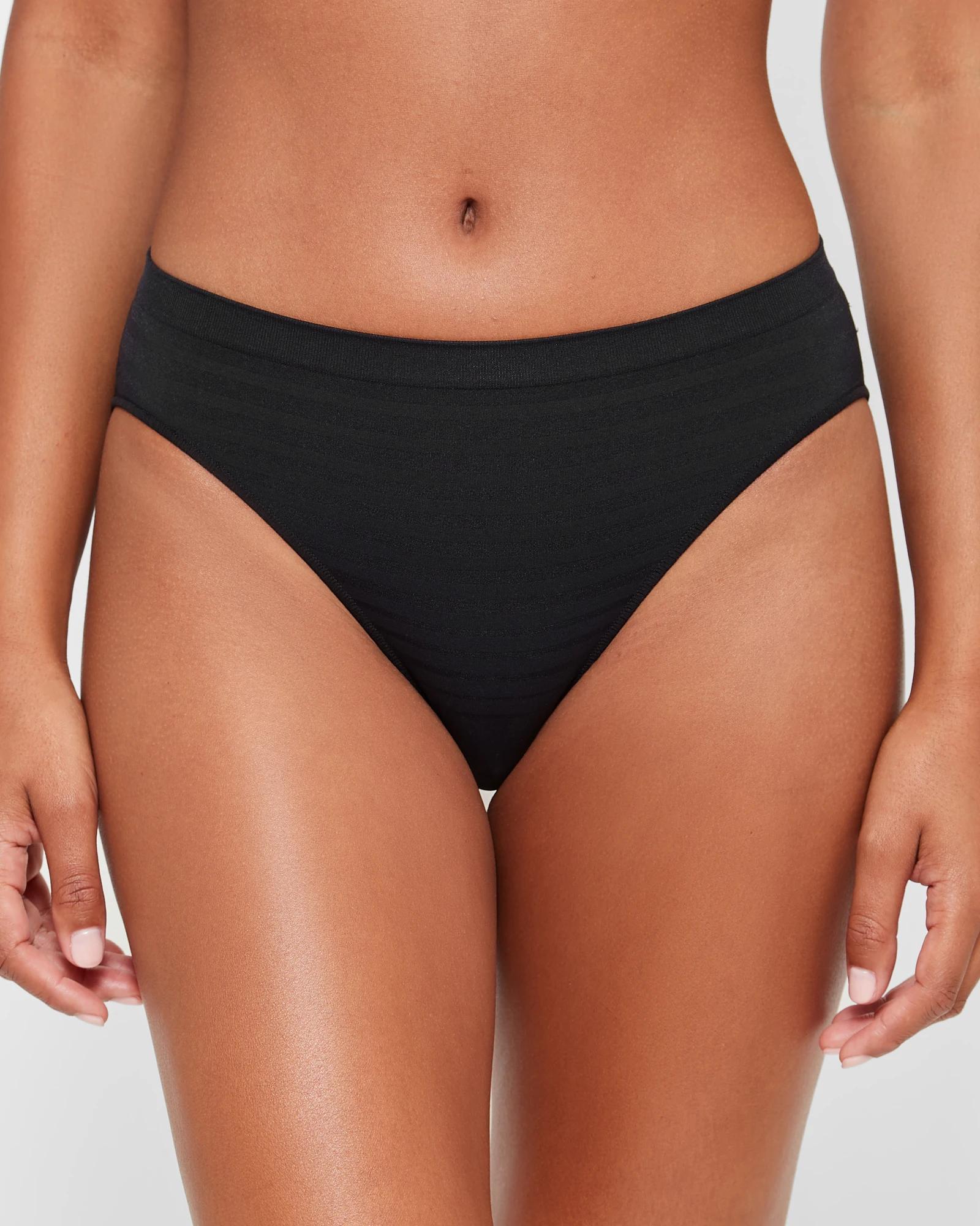 2 Target 2 Pack Matte And Shine Bikini Briefs BLACK, 2 of 4
