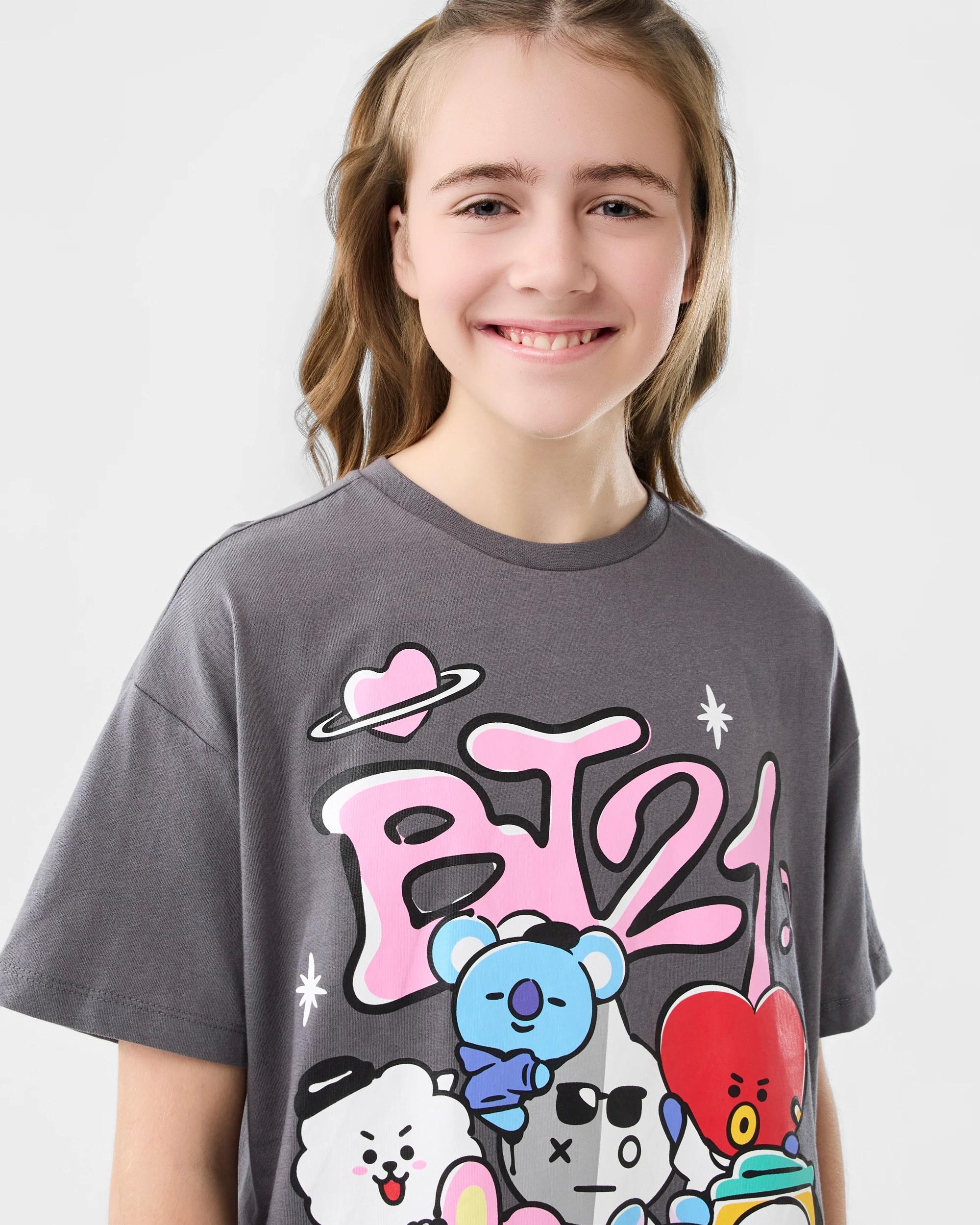 3 BT21 License Oversized T-shirt Bt21, 3 of 6