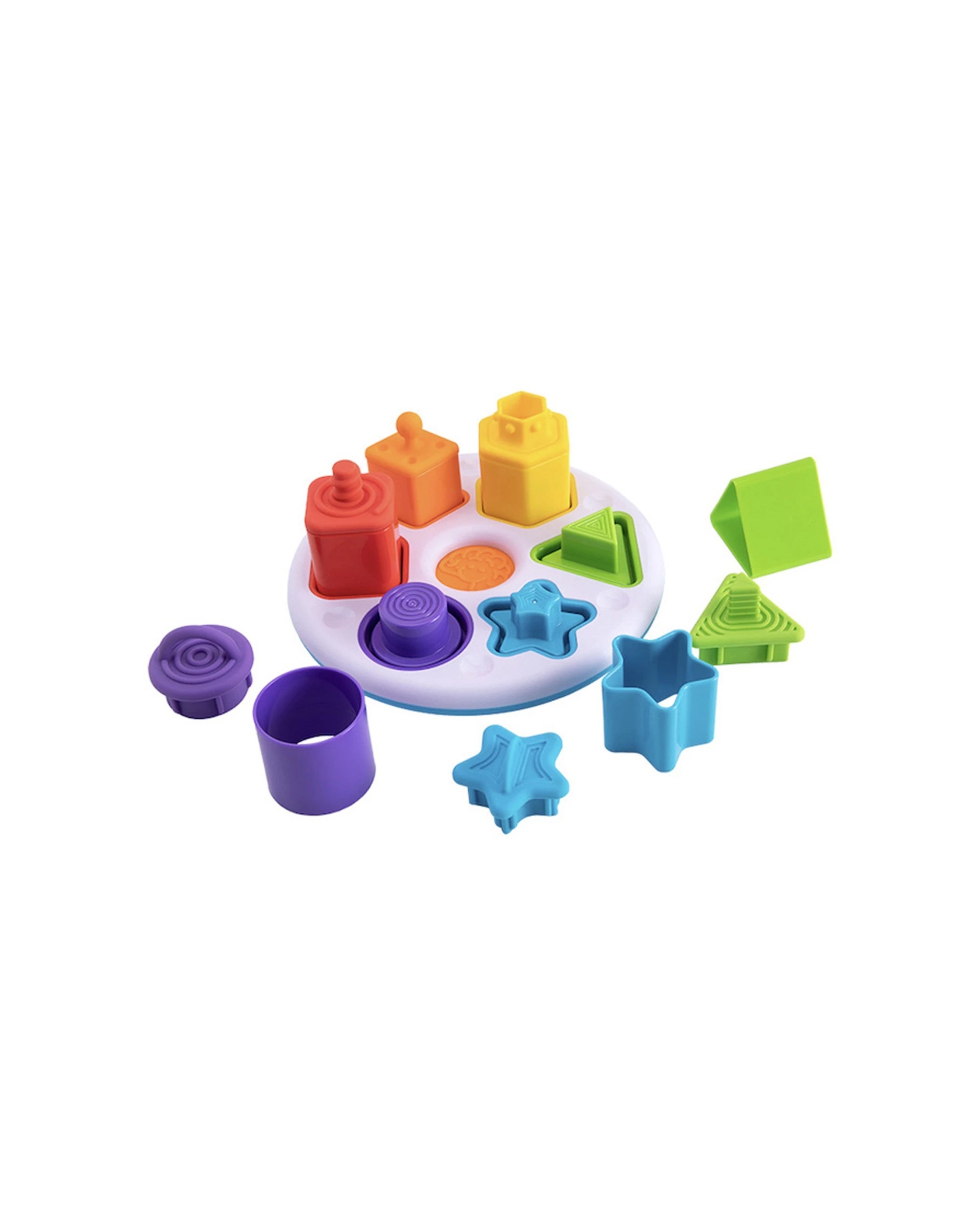 1 Fat Brain Toy Co 23cm Plugzy Shape & Colour Kids Activity - Multi, 1 of 7