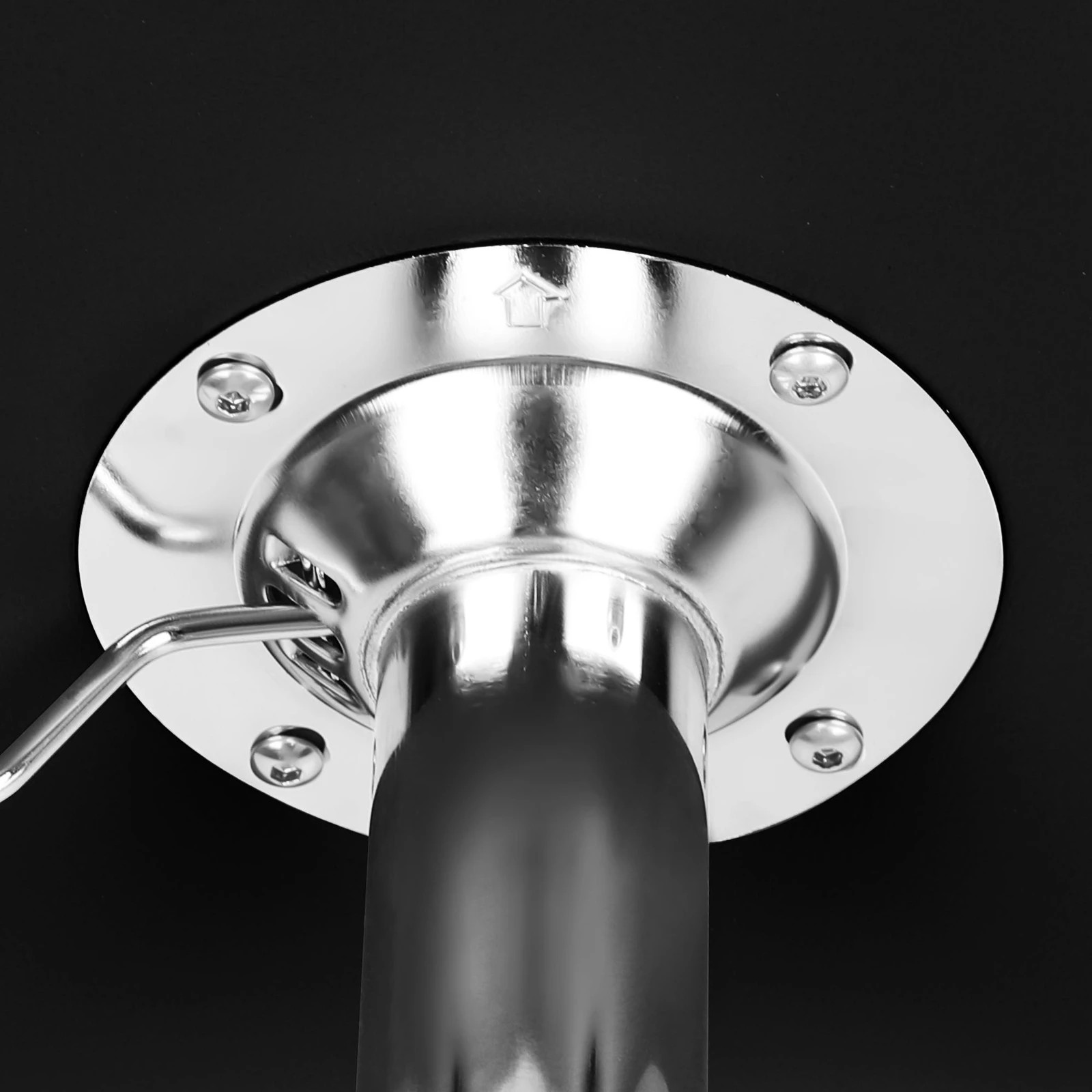 4 Alfordson 2x Bar Stools Gas Lift Leather Bar Chairs Kitchen Swivel - Green, 4 of 9