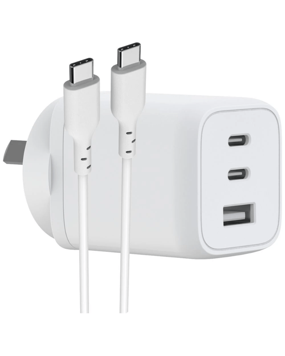 J.Burrows 65W GaN USB-C + USB-A Travel Charger