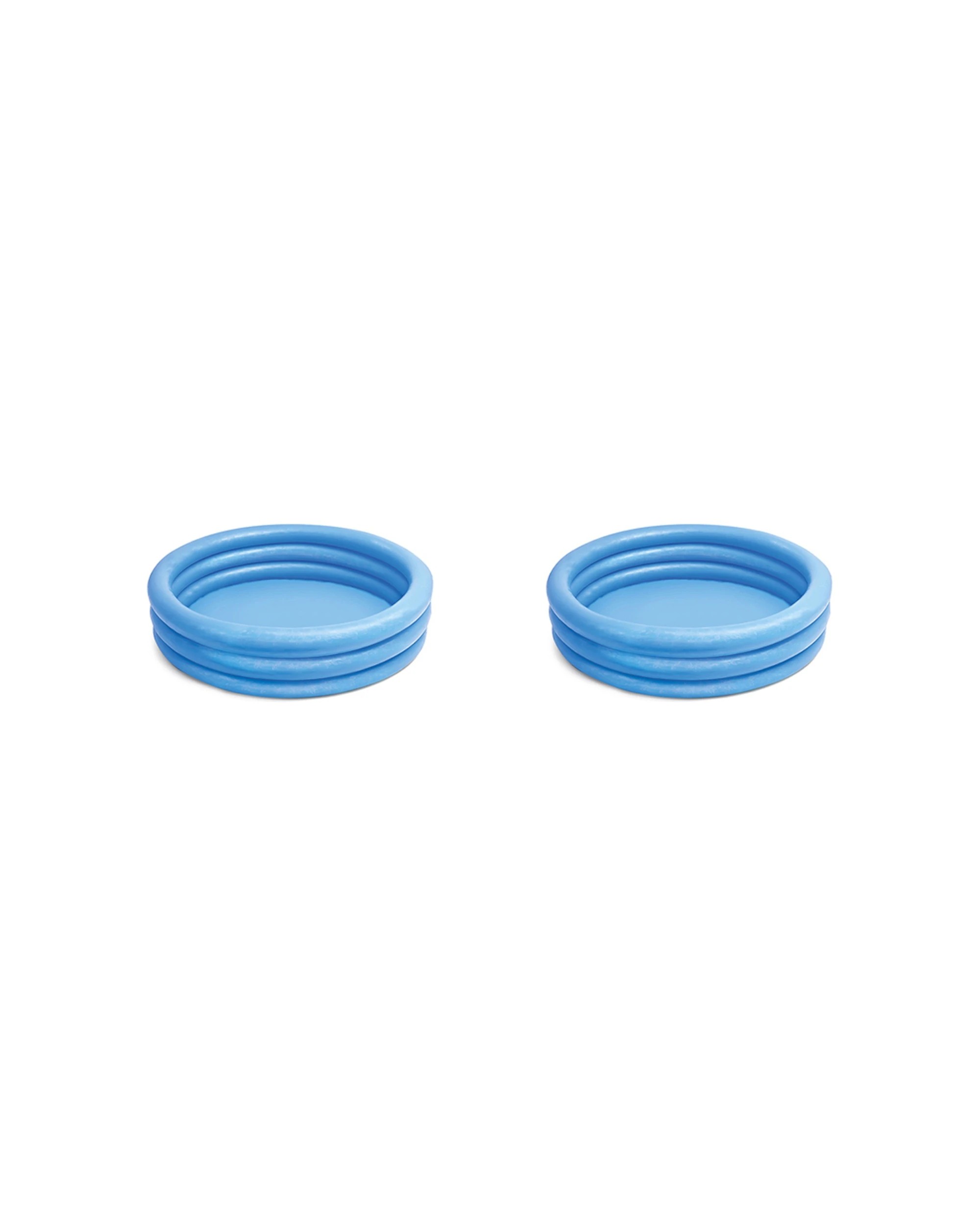 1 Intex 2PK Crystal 114x25cm Inflatable Swimming Pool Kids 2+ - Blue, 1 of 5