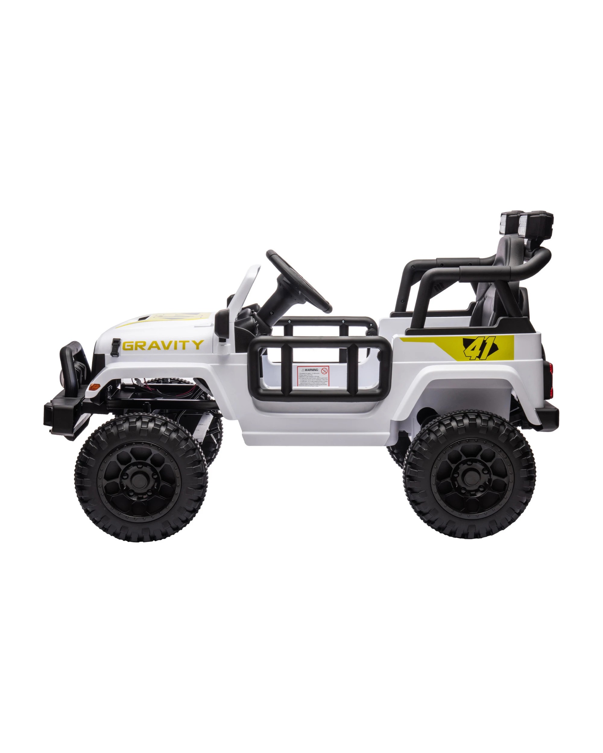 9 Kahuna S619 Gravity Kids Electric Ride On Car - White, 9 of 10