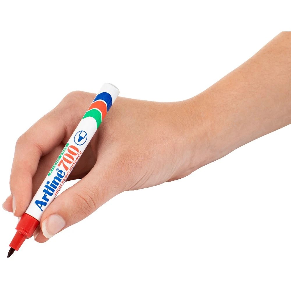 4 Artline 700 Permanent Marker Red, 4 of 4