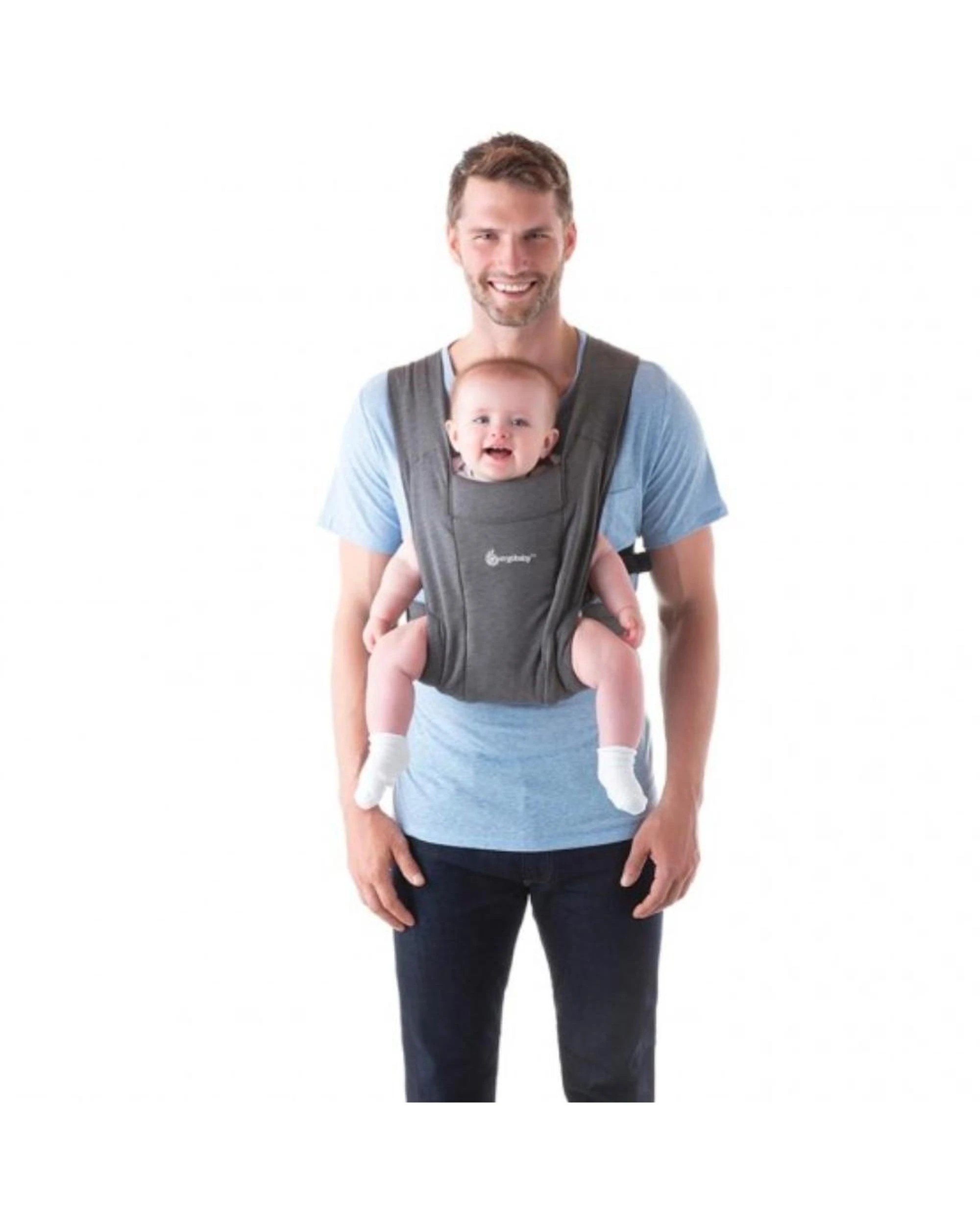 4 Ergobaby Embrace Cozy Newborn Baby Carrier  Heather Grey, 4 of 6