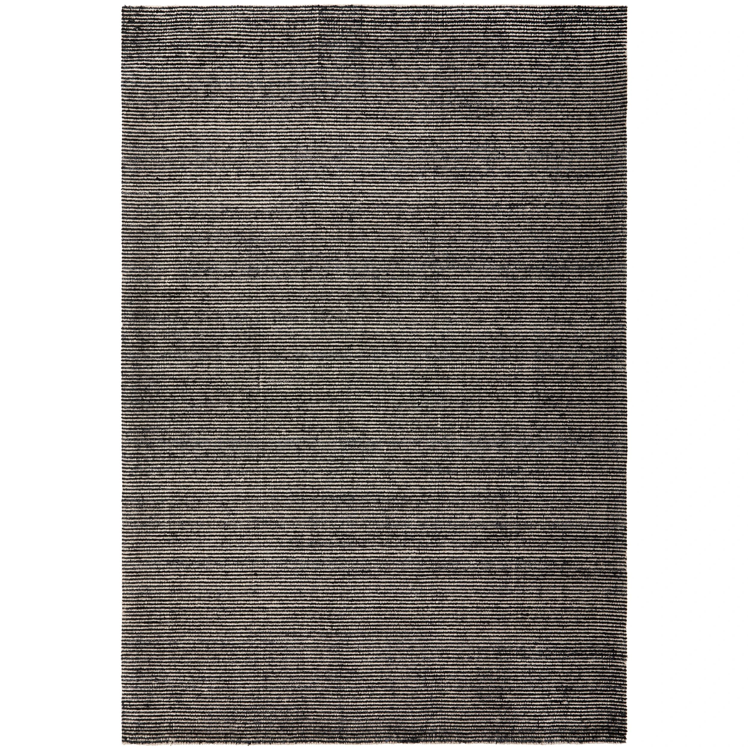 1 Common Ground Rugs Aveline Black 280x190cm - Large Floor Rug - Black, 1 of 8