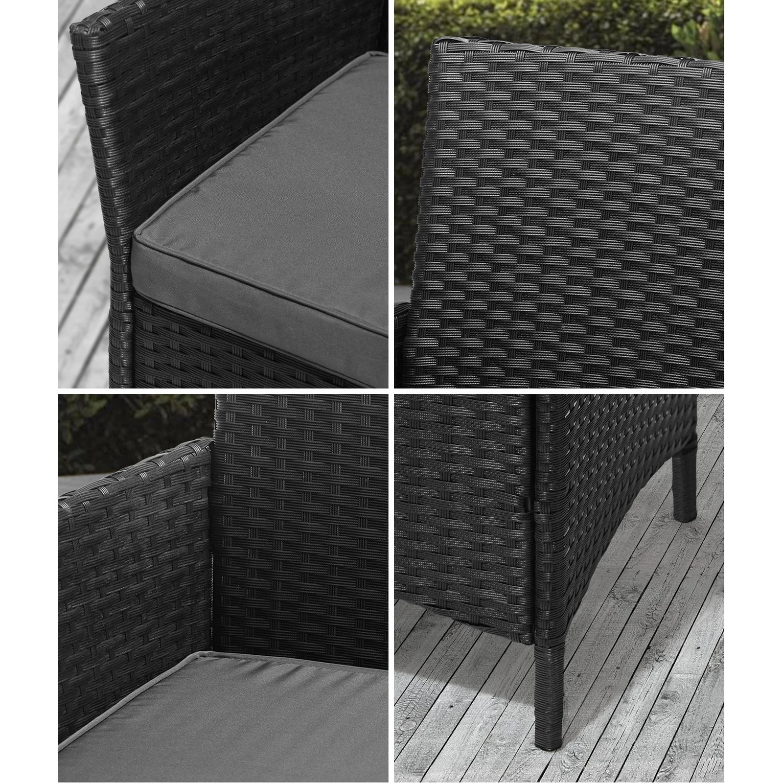 4 Livsip Outdoor Dining Chairs Rattan Outdoor Patio Chairs Furniture Set Of 2
 - Multi, 4 of 10