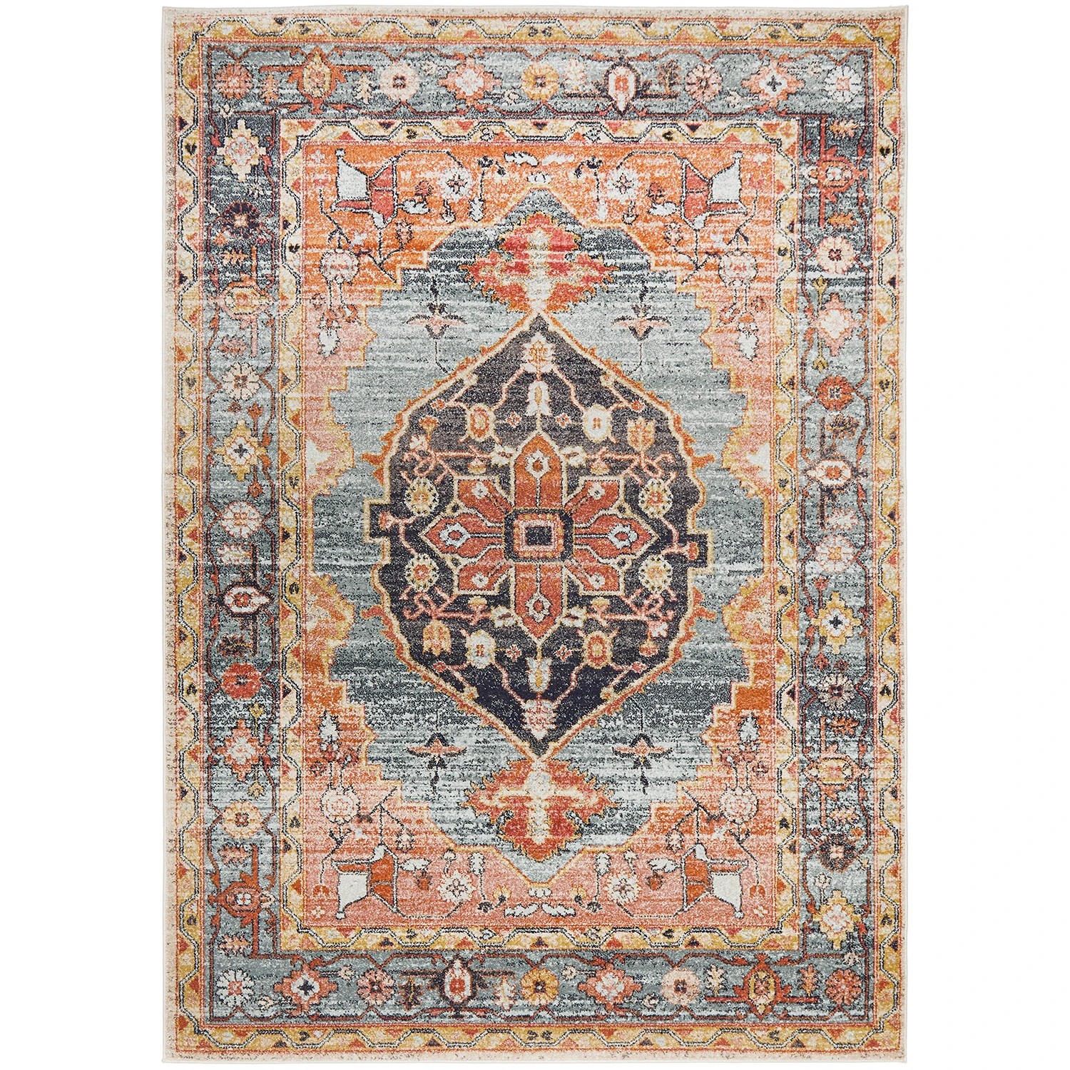 2 Common Ground Rugs Eterna 862 290x200cm - Large Power Loomed Pet Friendly Floor Rug - Brown, 2 of 7