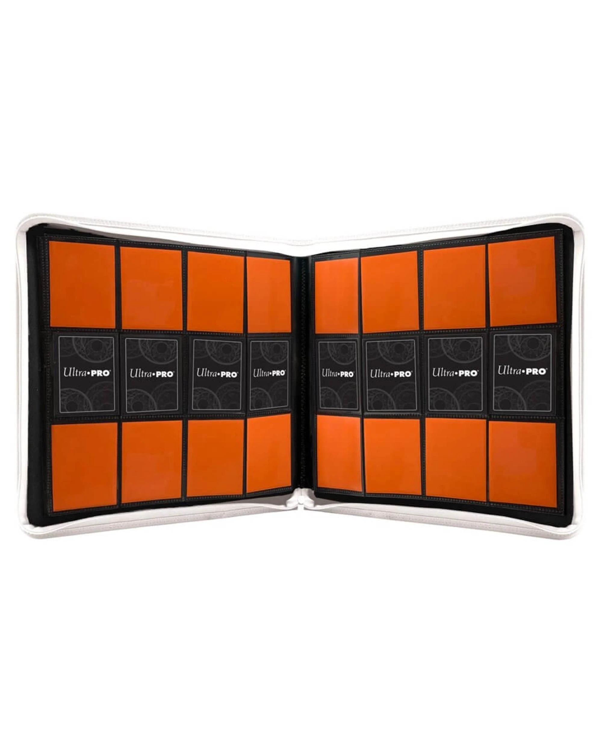 2 Ultra Pro Vivid 12 Pocket Zippered Pro Binder White - White, 2 of 2