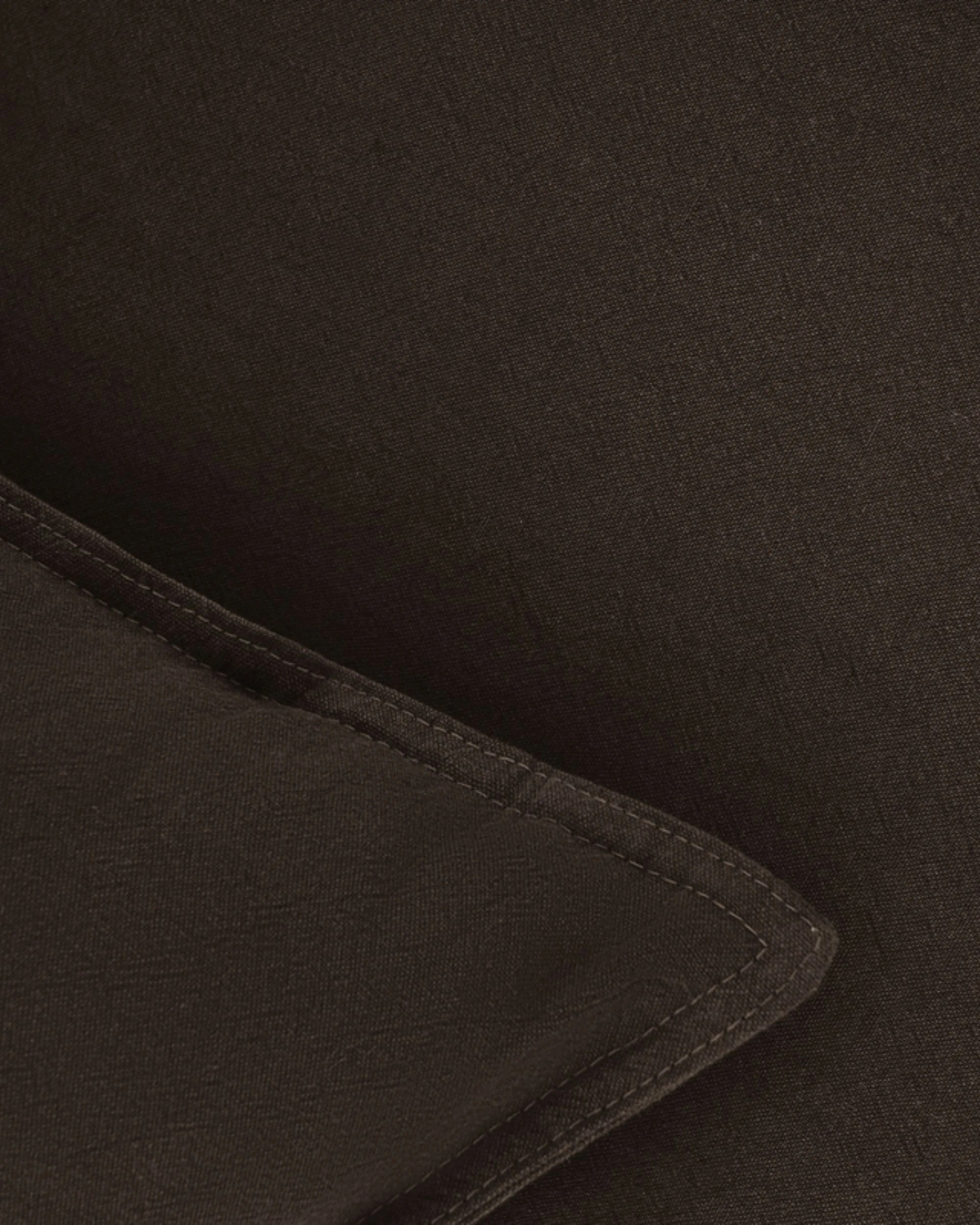 2 Gioia Casa 2-Pack Linen-Cotton Blend European Pillowcases - Dark Brown, 2 of 4