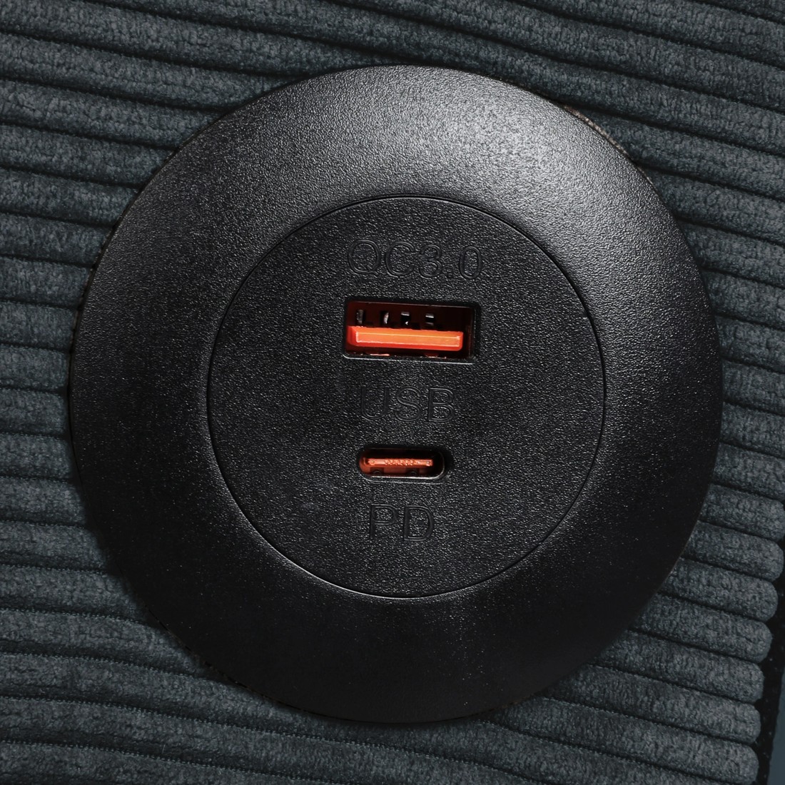 4 Levede 3 Seater Convertible Sofa Bed - Dark Grey, 4 of 5