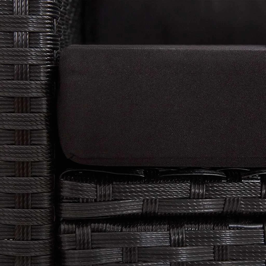 6 vidaXL Garden sofa Light Weight - Black, 6 of 8