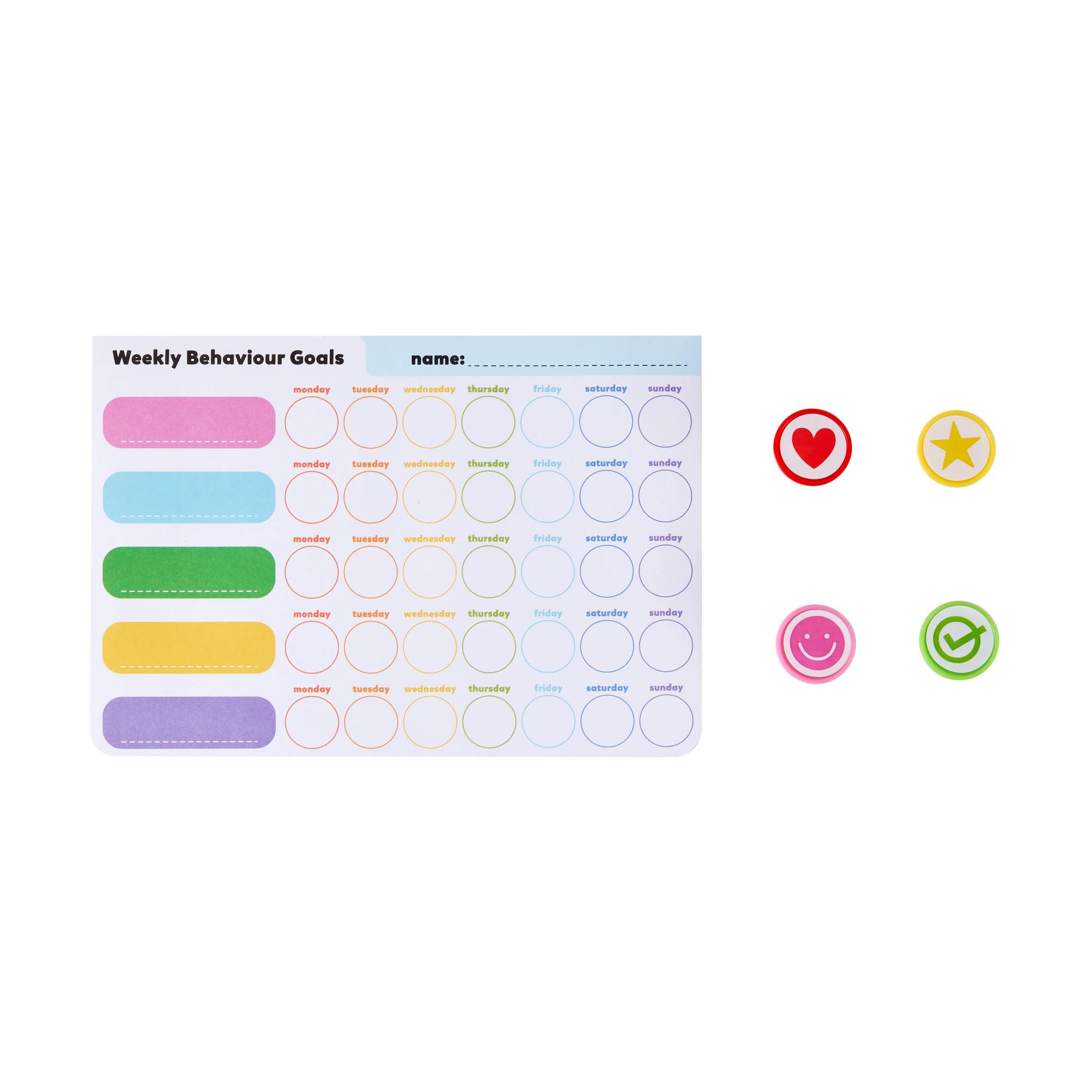 2 Learning Behaviours Weekly Goal Tracker Pad, 2 of 8