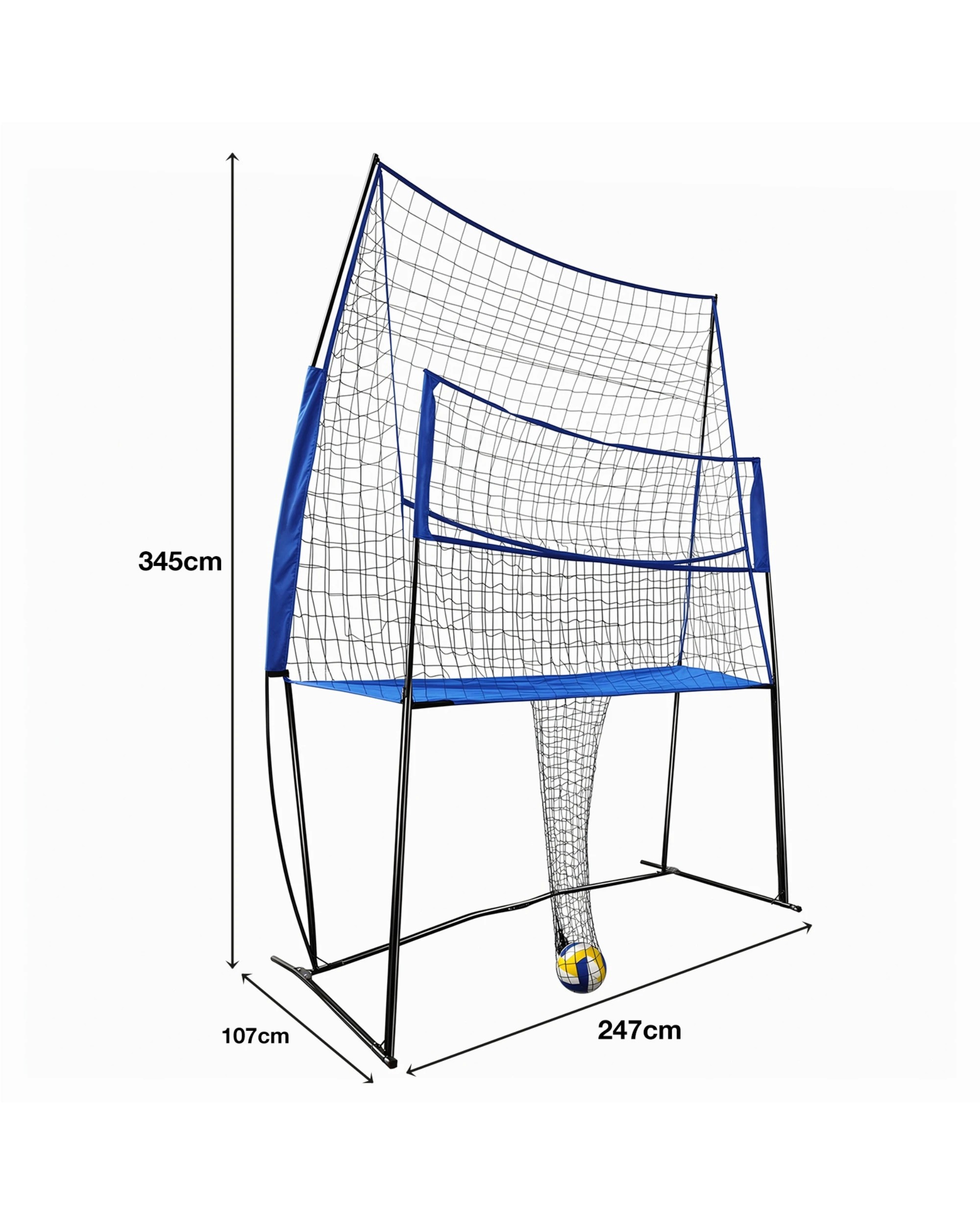 5 Advwin Volleyball Trainning Net Adjustable Height - Blue, 5 of 5