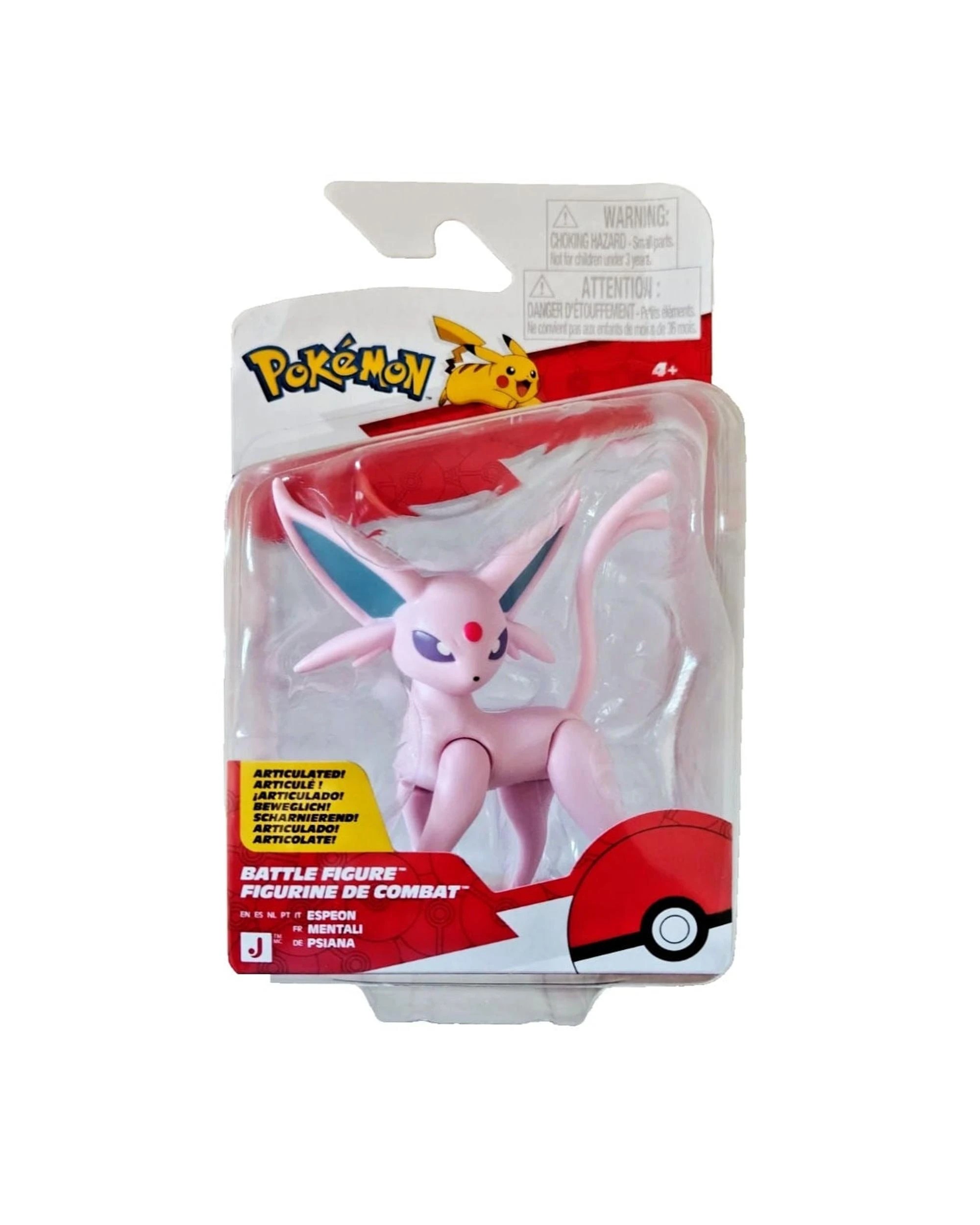 1 Pokemon Battle Figure Espeon Action Figure, 1 of 2