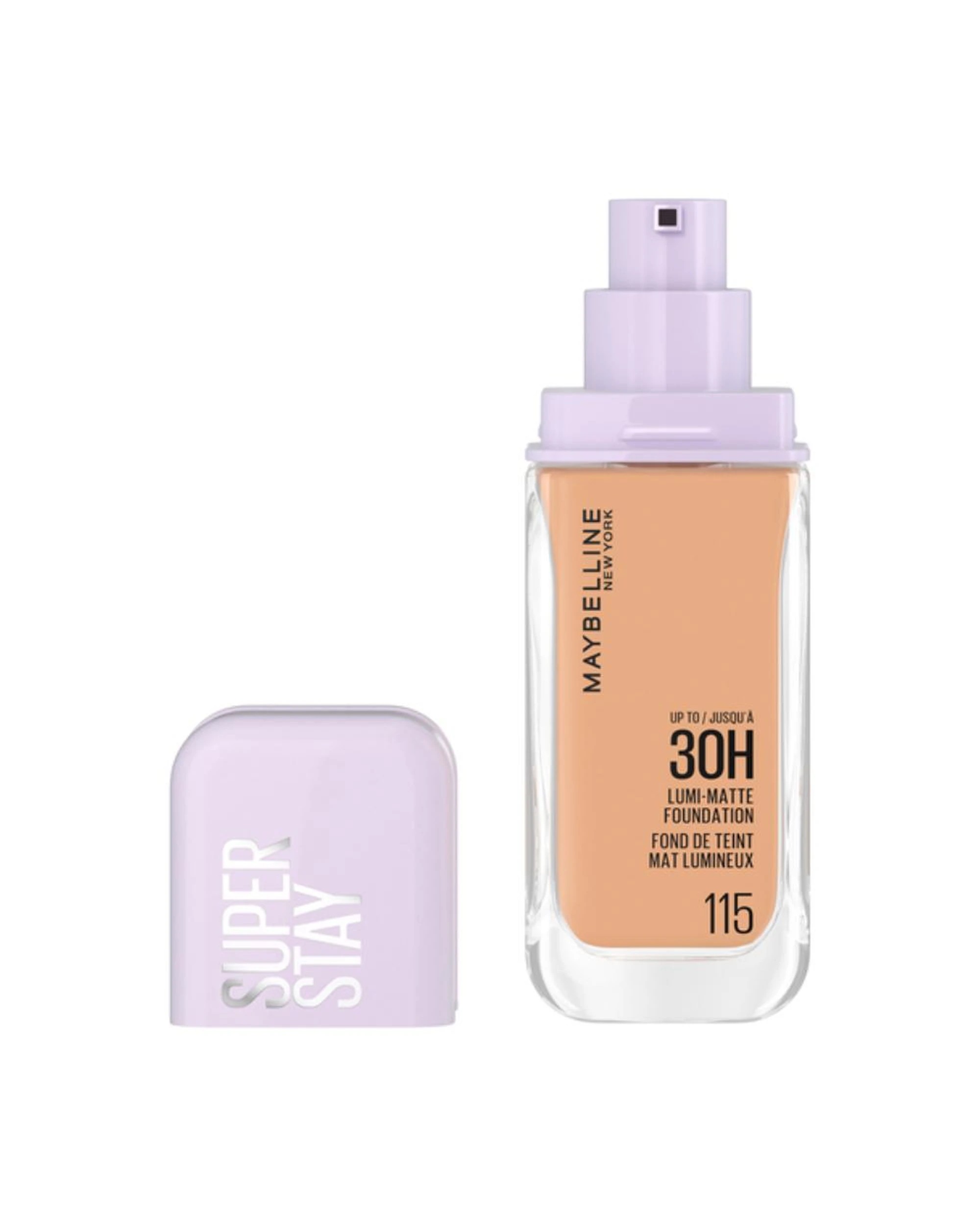 2 Maybelline SuperStay Lumi-Matte Foundation 35mL - 115 - Beige, 2 of 8