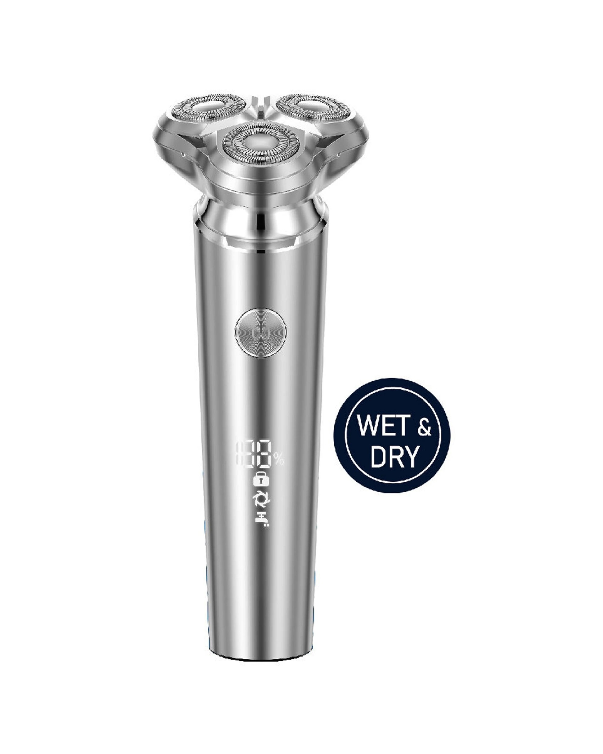 2 Sansai Wet Dry Electric Cordless Rechargeable Facial Shaver - Assorted, 2 of 3