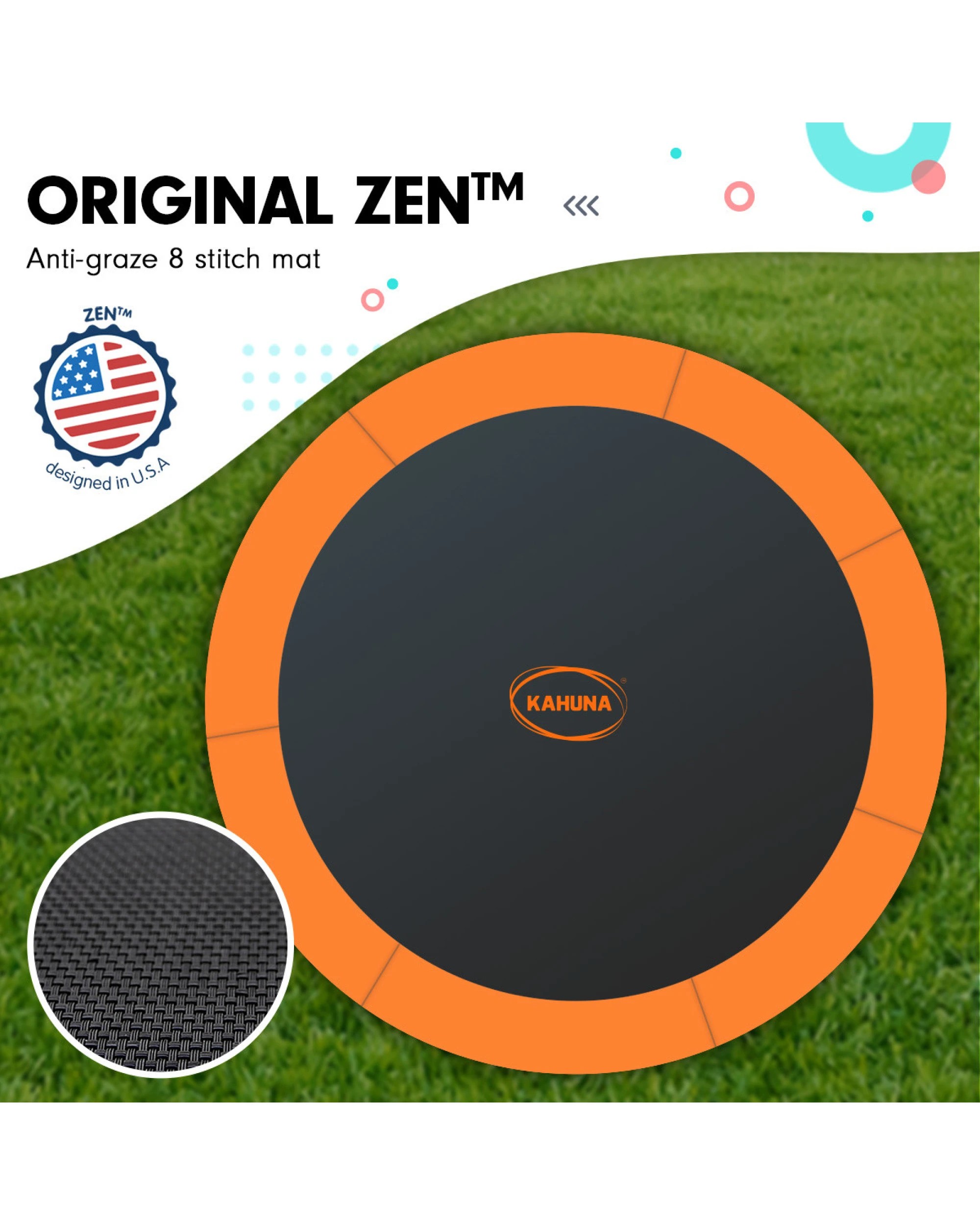 3 Kahuna Classic 6 ft Trampoline - Orange, 3 of 8