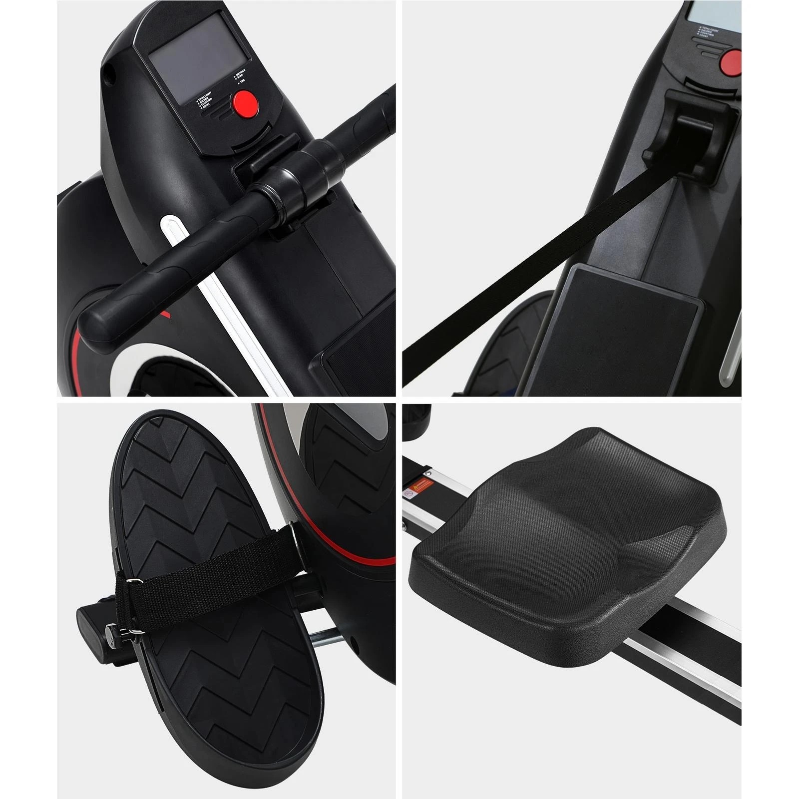 5 Finex Magnetic Rowing Machine Cardio Gym Exercise - Black, 5 of 10