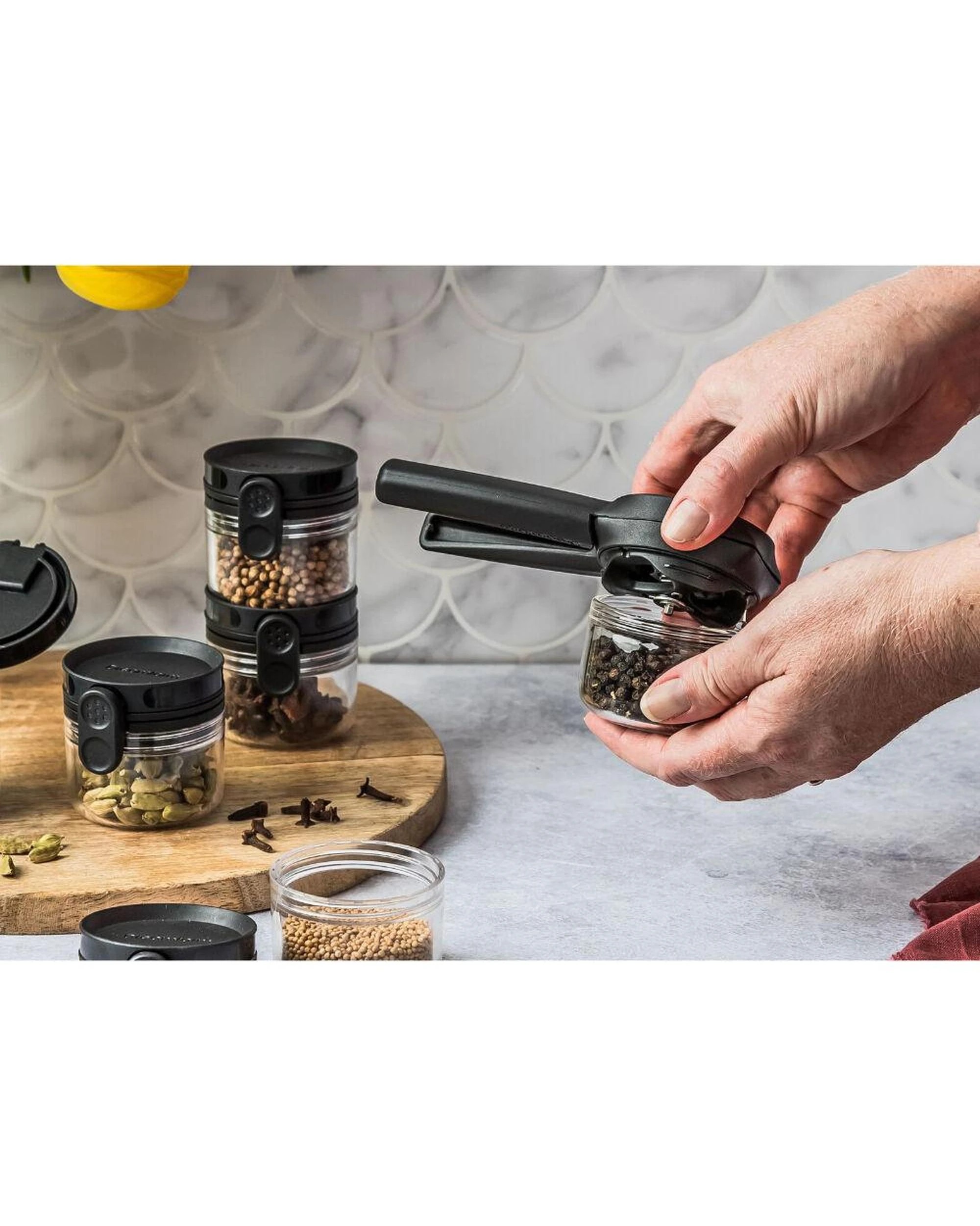 9 Dreamfarm Lite Ortwo Grinder  Black Set of 2, 9 of 9