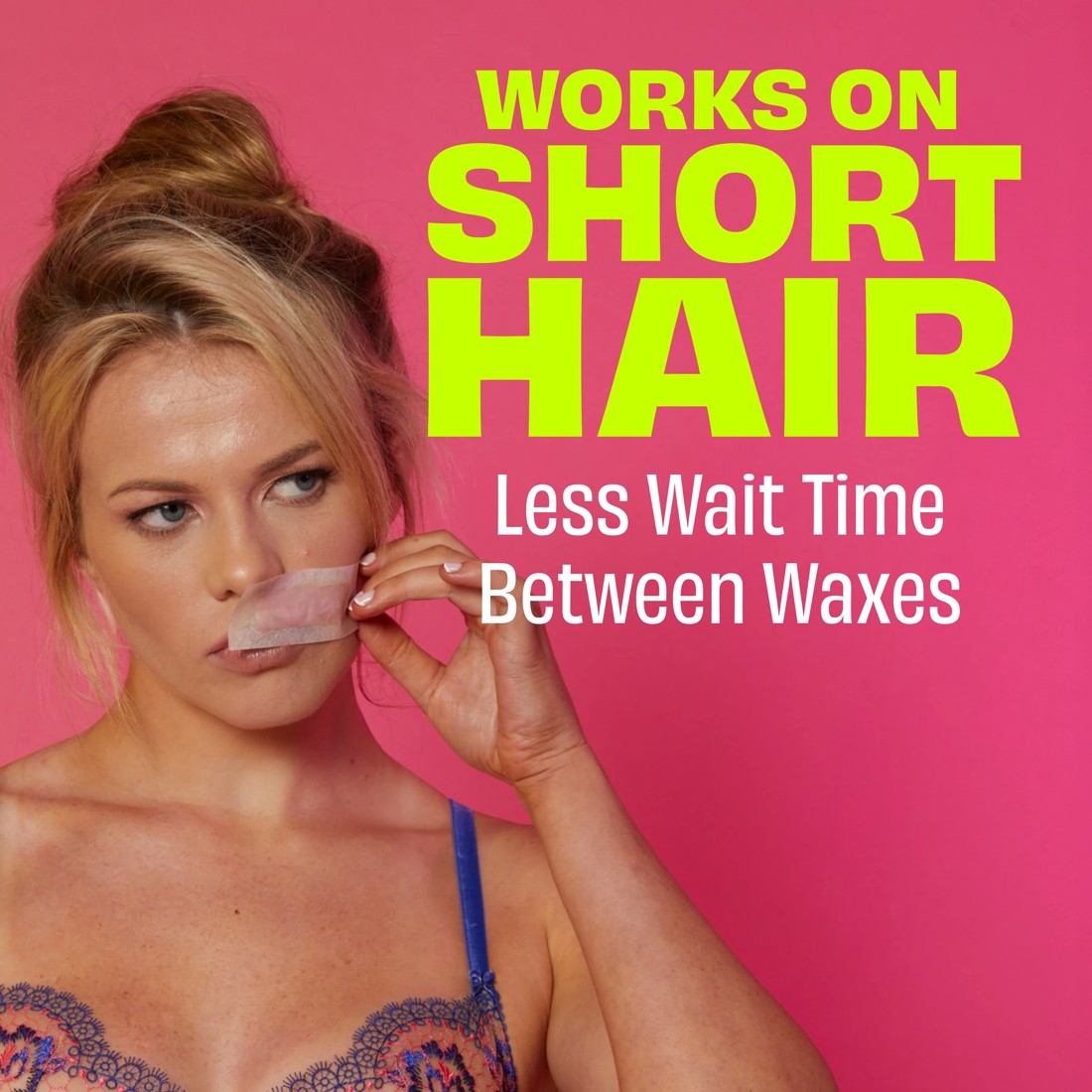 3 Nair 20 Pack Sensitive Mini Wax Strips - Rice Bran Oil and Cherry Blossom Extract, 3 of 10