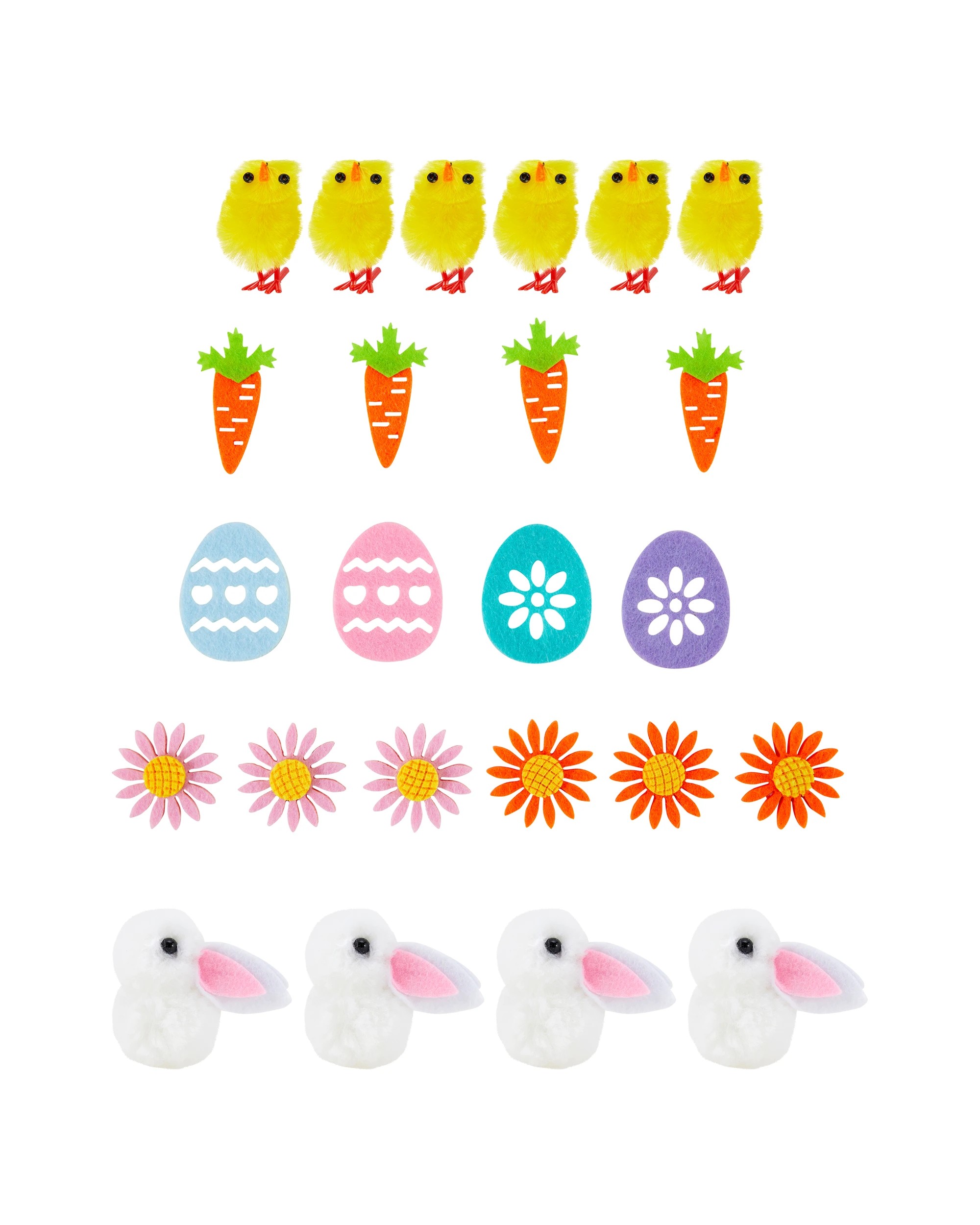 2 23 Piece Easter Craft Embellishment Set, 2 of 3